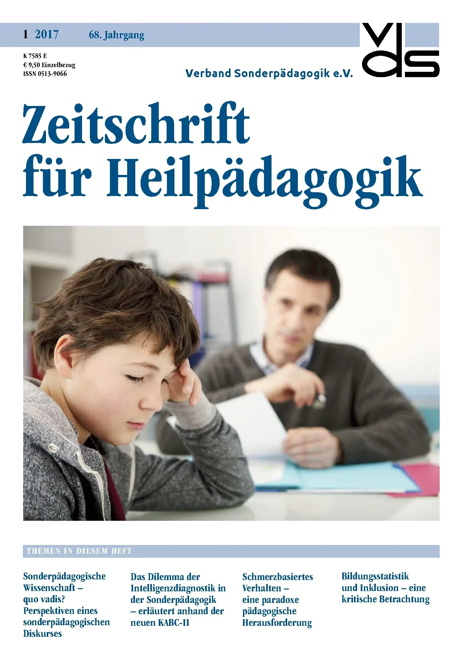 Zeitschrift für Heilpädagogik Cover 01.2017