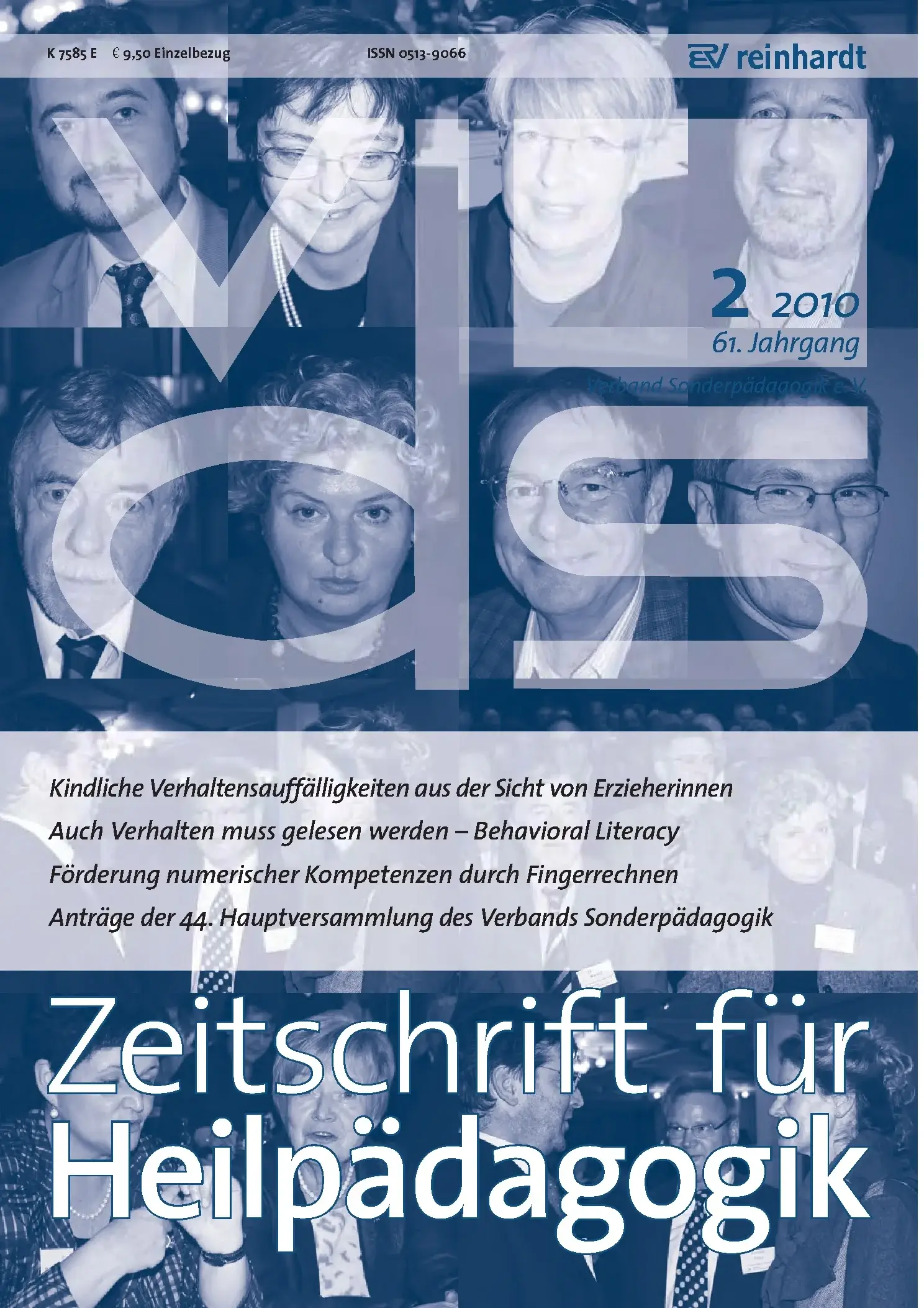 Zeitschrift für Heilpädagogik Cover 02.2010