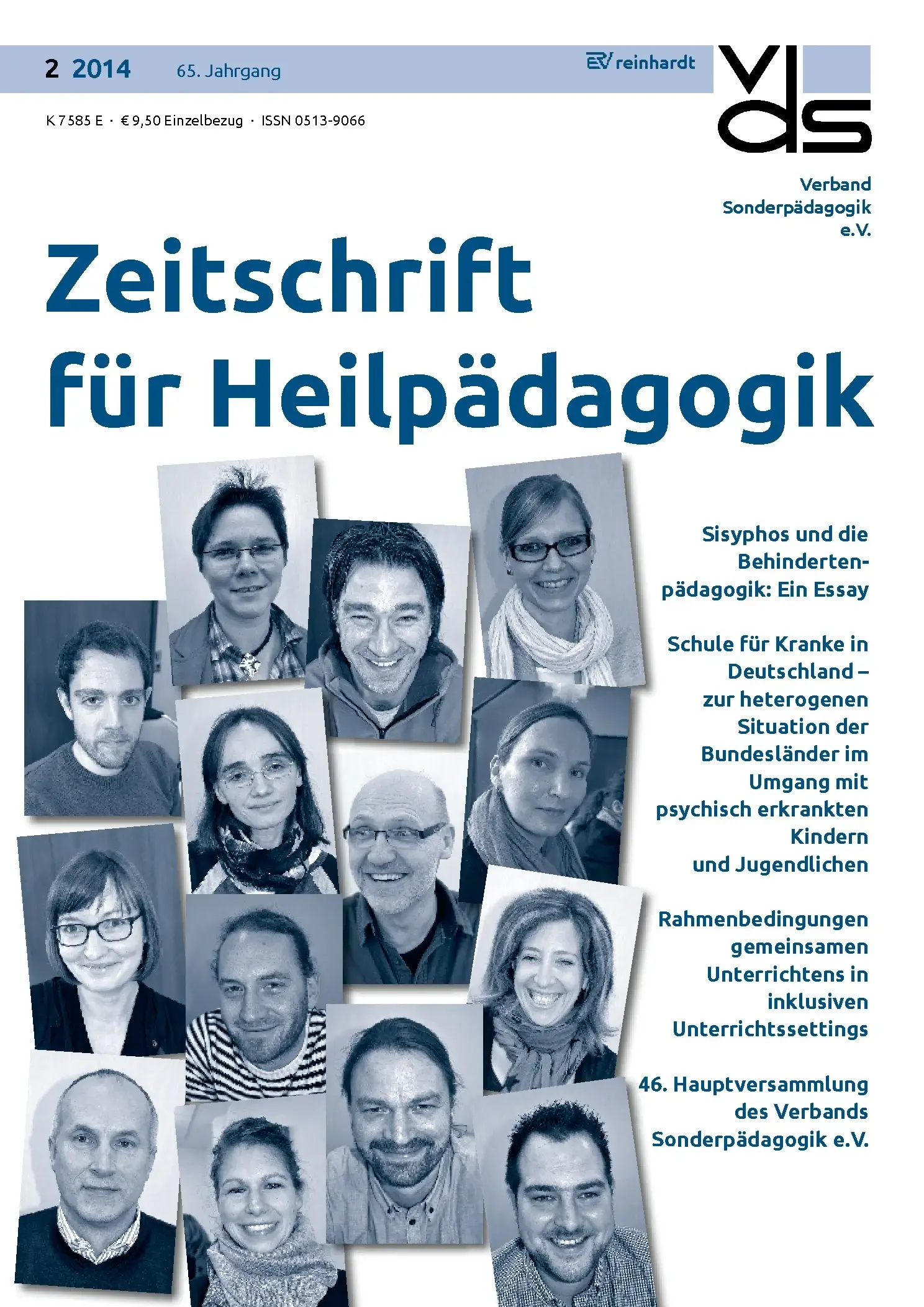 Zeitschrift für Heilpädagogik Cover 02.2014