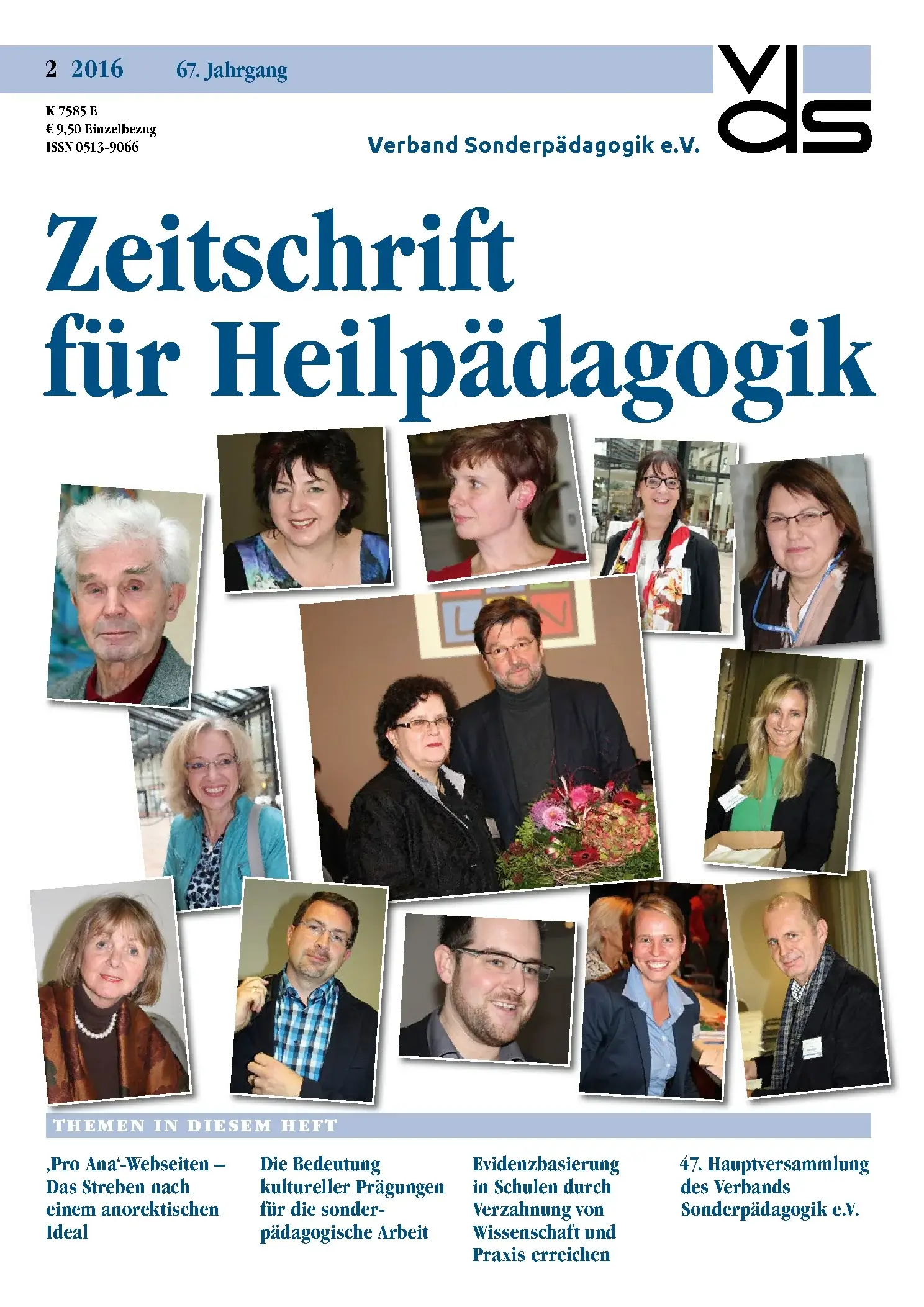 Zeitschrift für Heilpädagogik Cover 02.2016
