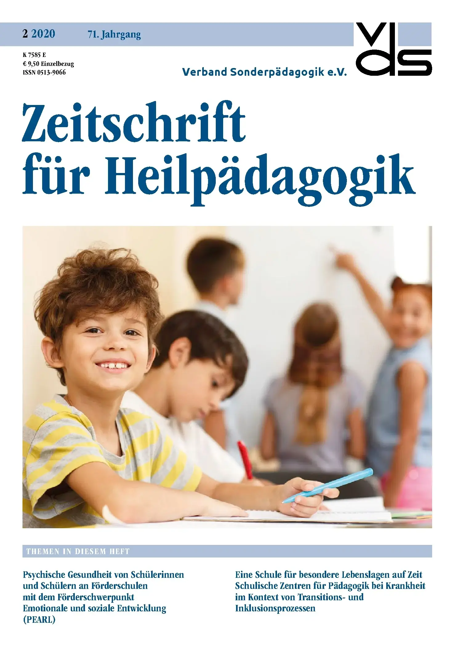 Zeitschrift für Heilpädagogik Cover 02.2020