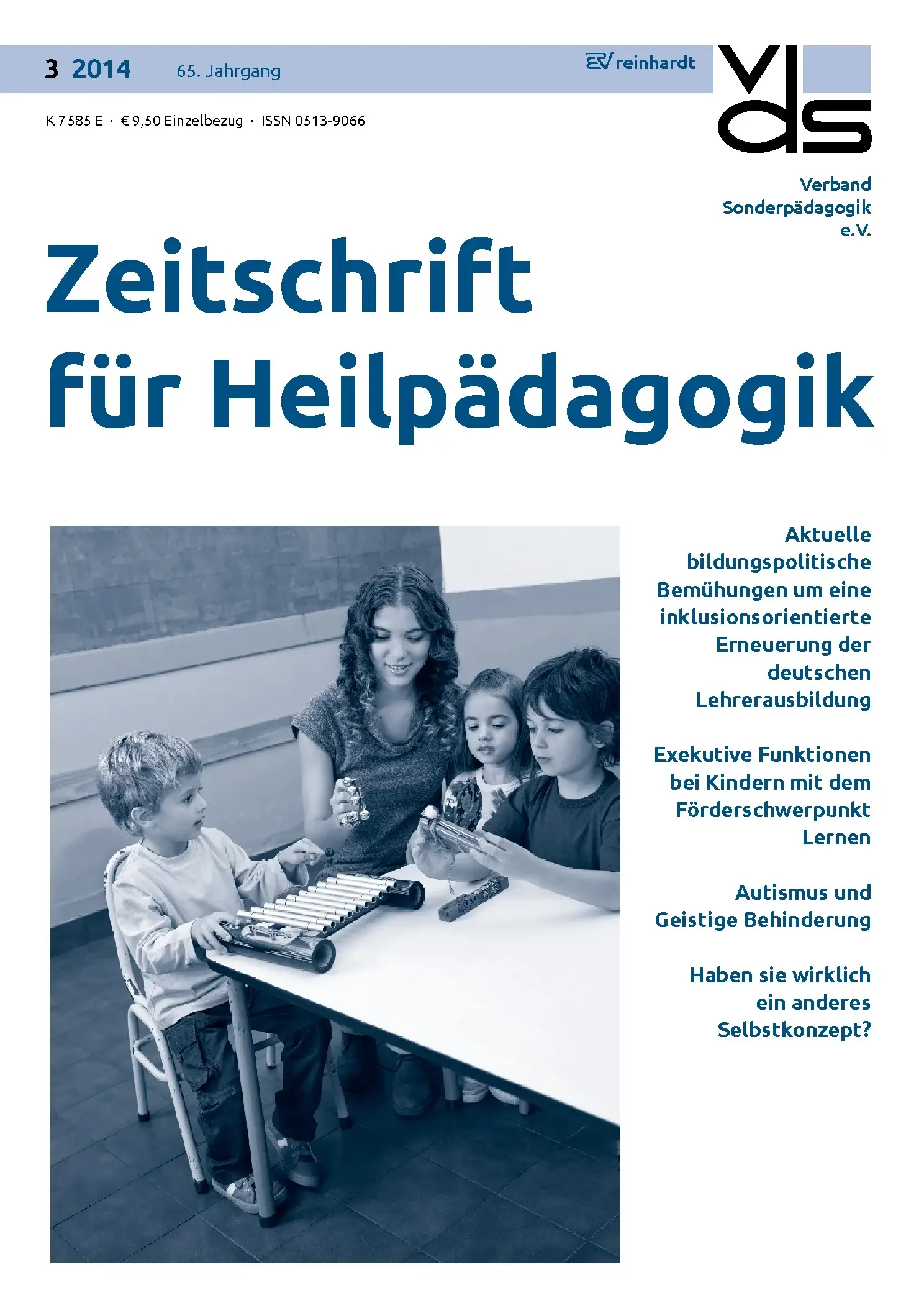 Zeitschrift für Heilpädagogik Cover 03.2014