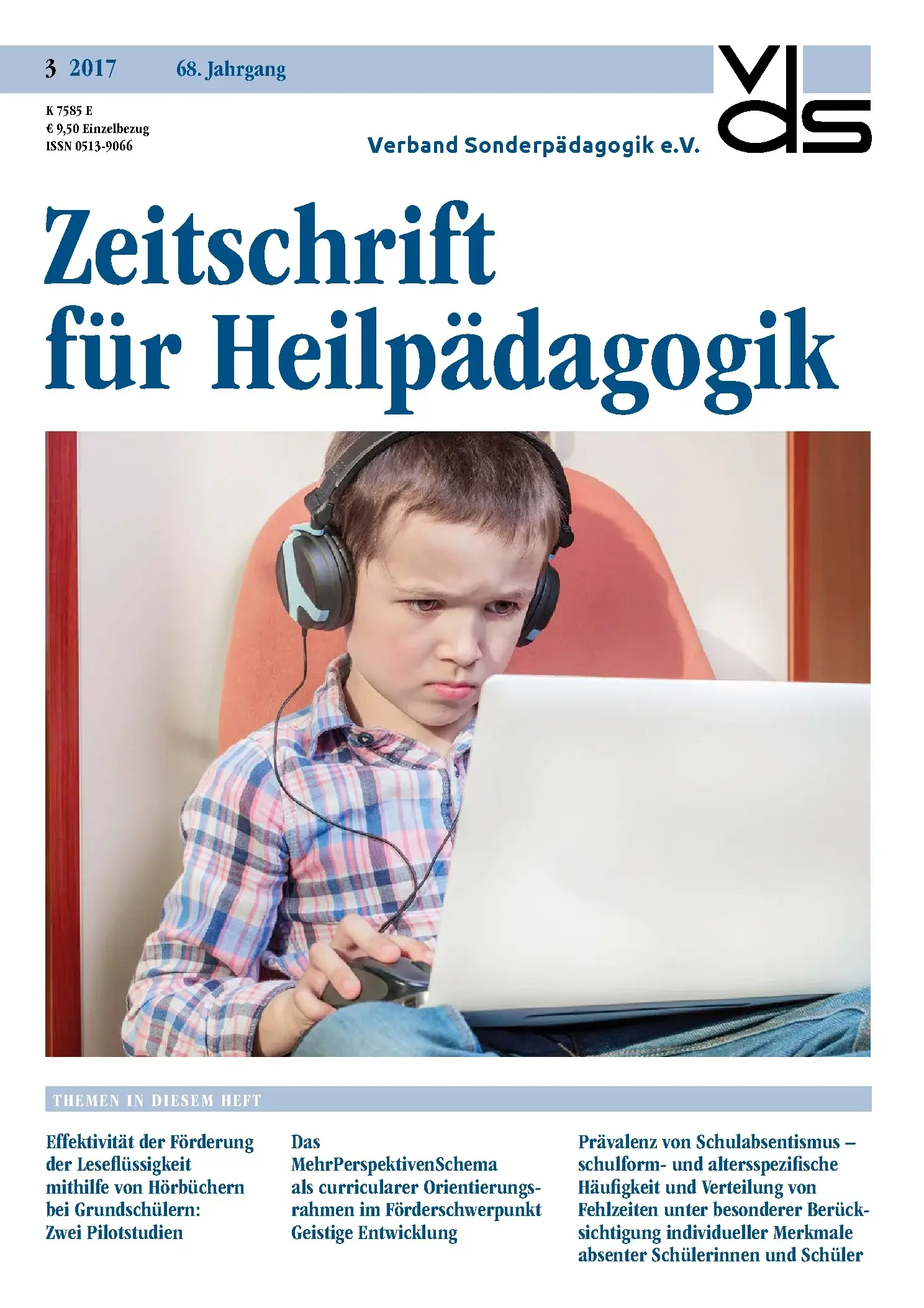 Zeitschrift für Heilpädagogik Cover 03.2017