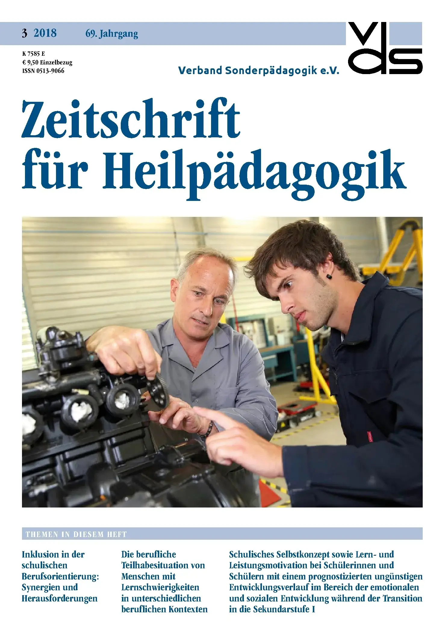 Zeitschrift für Heilpädagogik Cover 03.2018