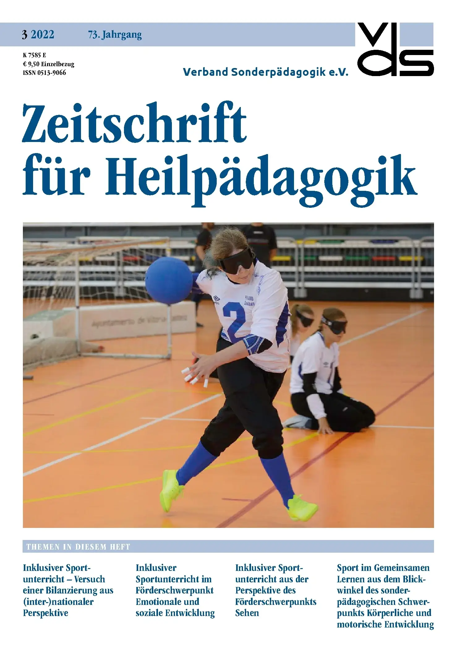 Zeitschrift für Heilpädagogik Cover 03.2022