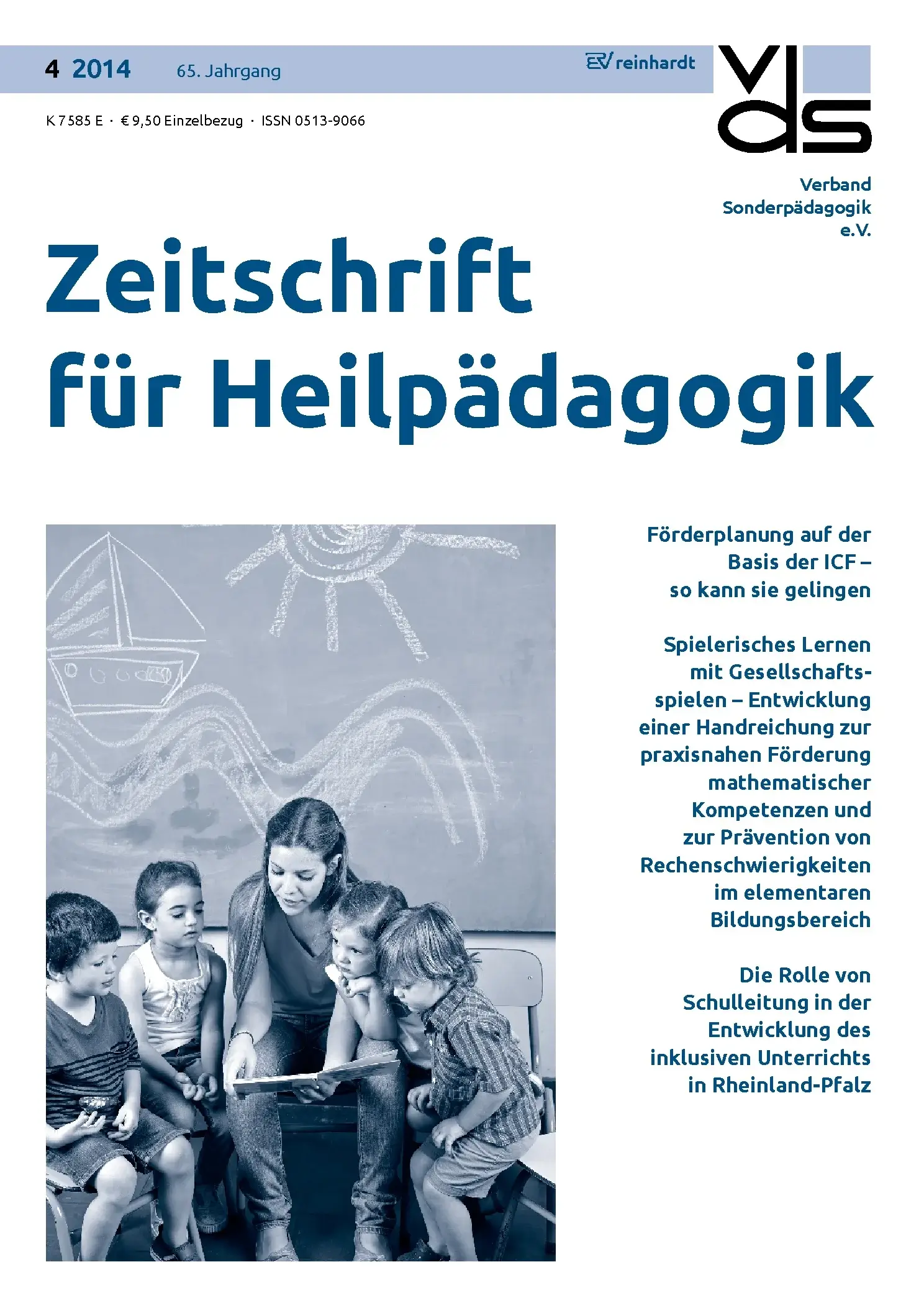 Zeitschrift für Heilpädagogik Cover 04.2014
