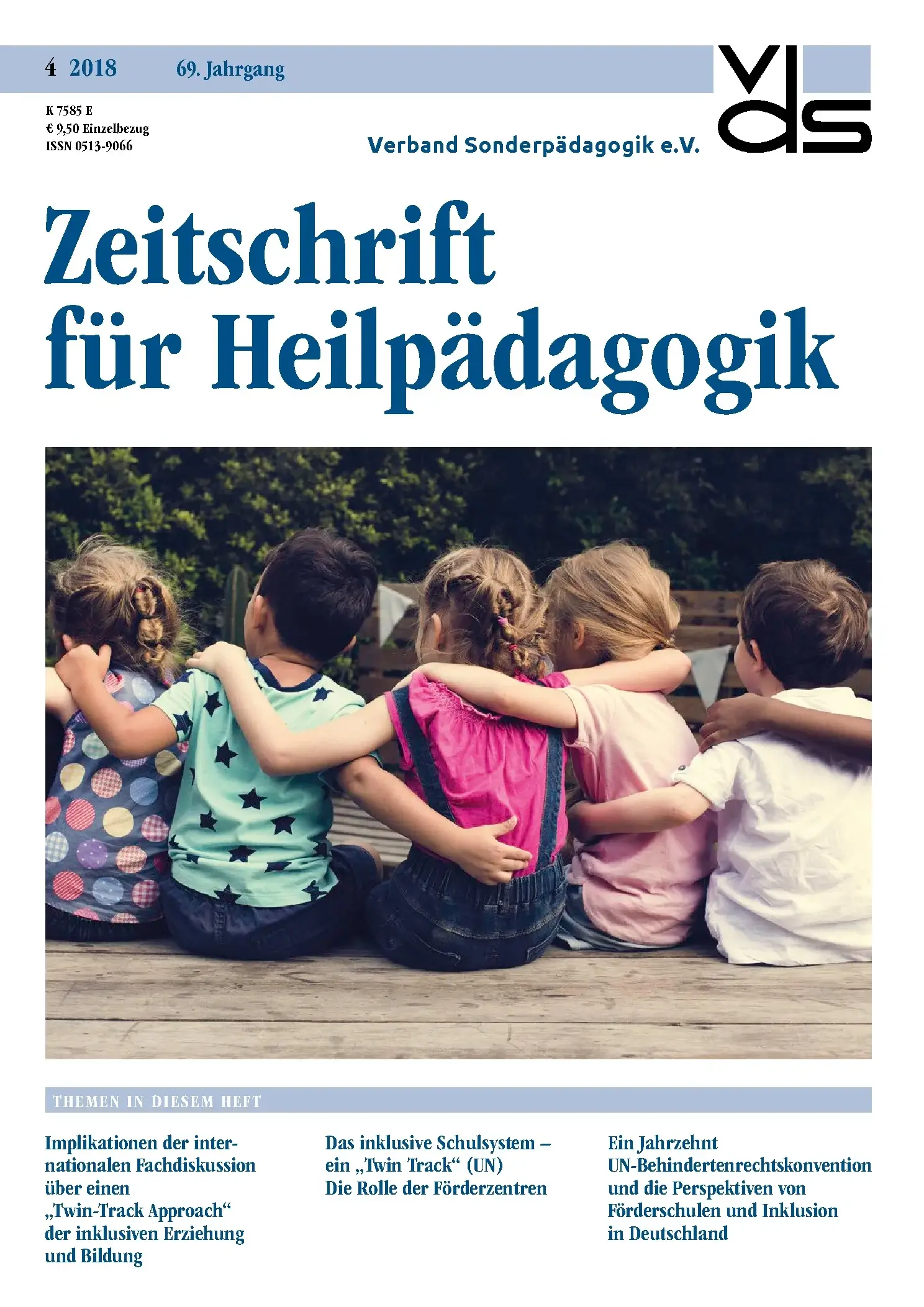 Zeitschrift für Heilpädagogik Cover 04.2018