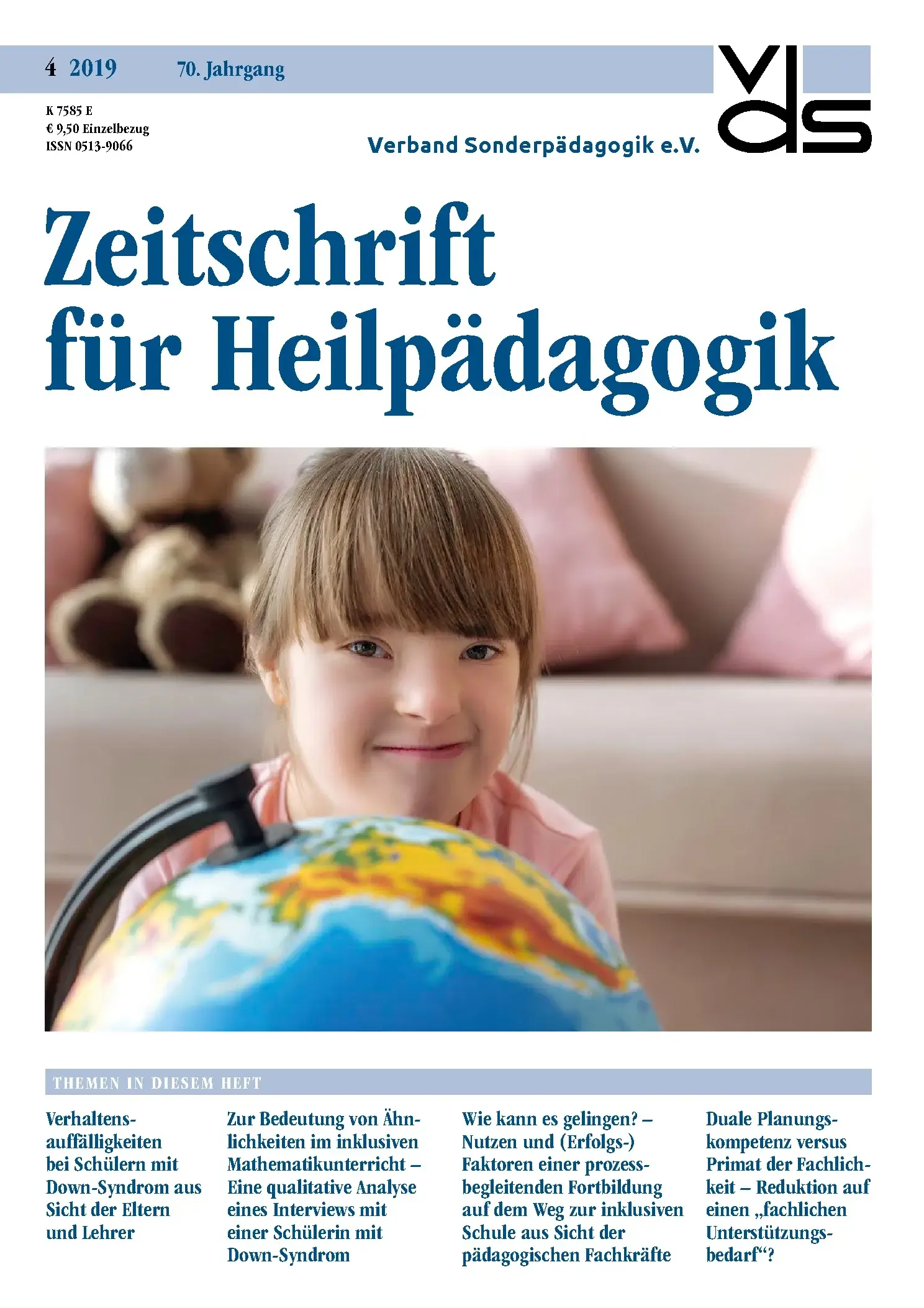 Zeitschrift für Heilpädagogik Cover 04.2019