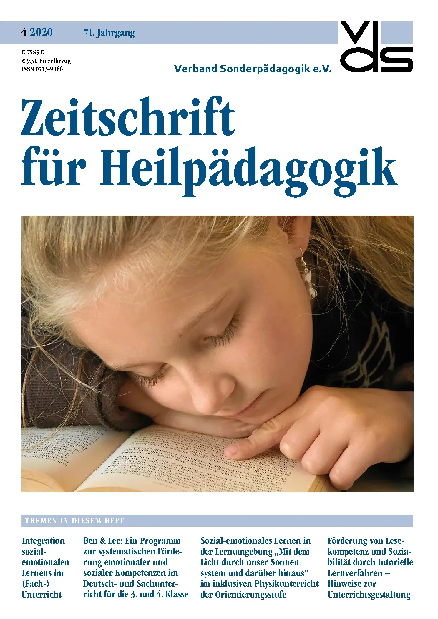 Zeitschrift für Heilpädagogik Cover 04.2020