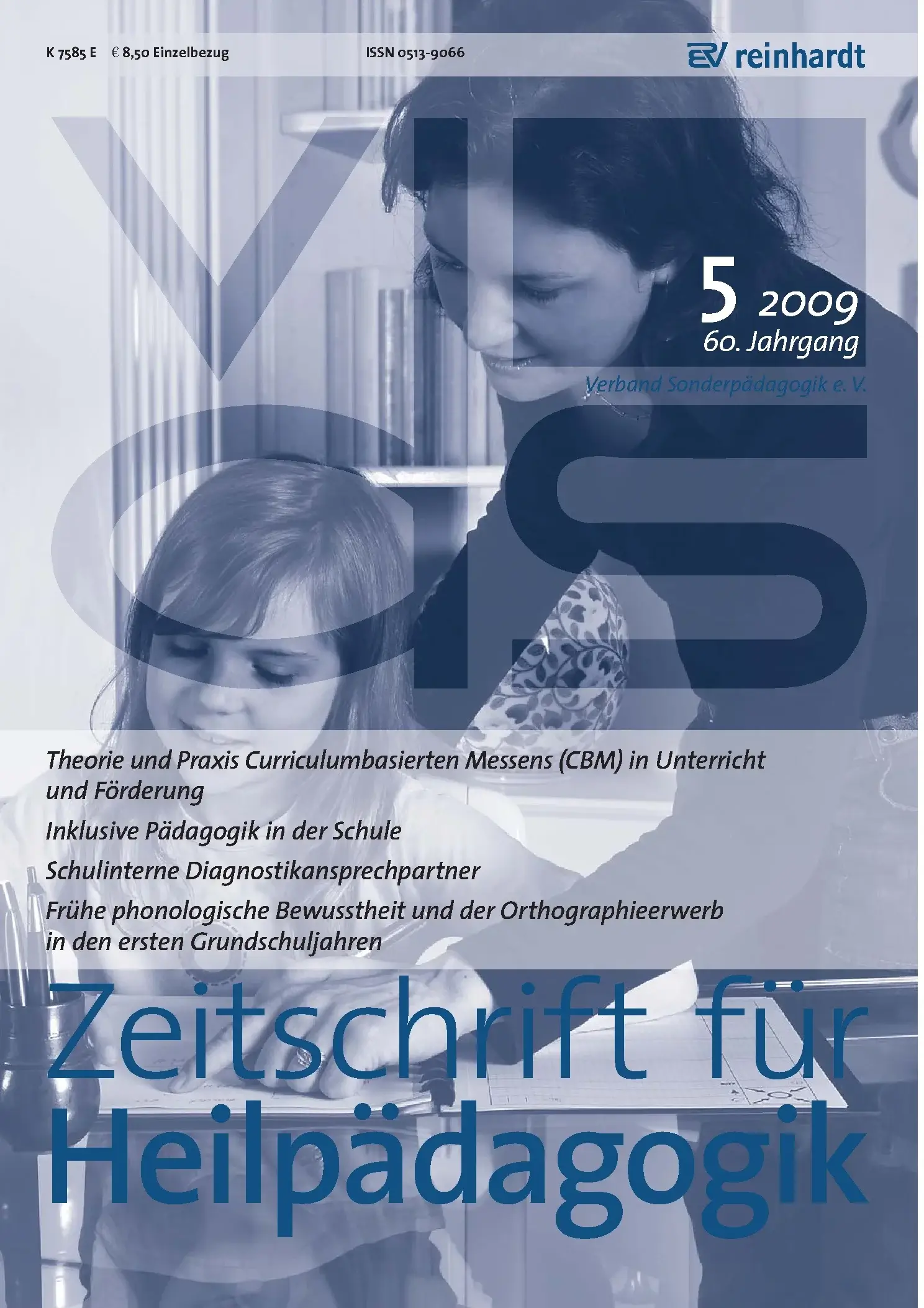 Zeitschrift für Heilpädagogik Cover 05.2009