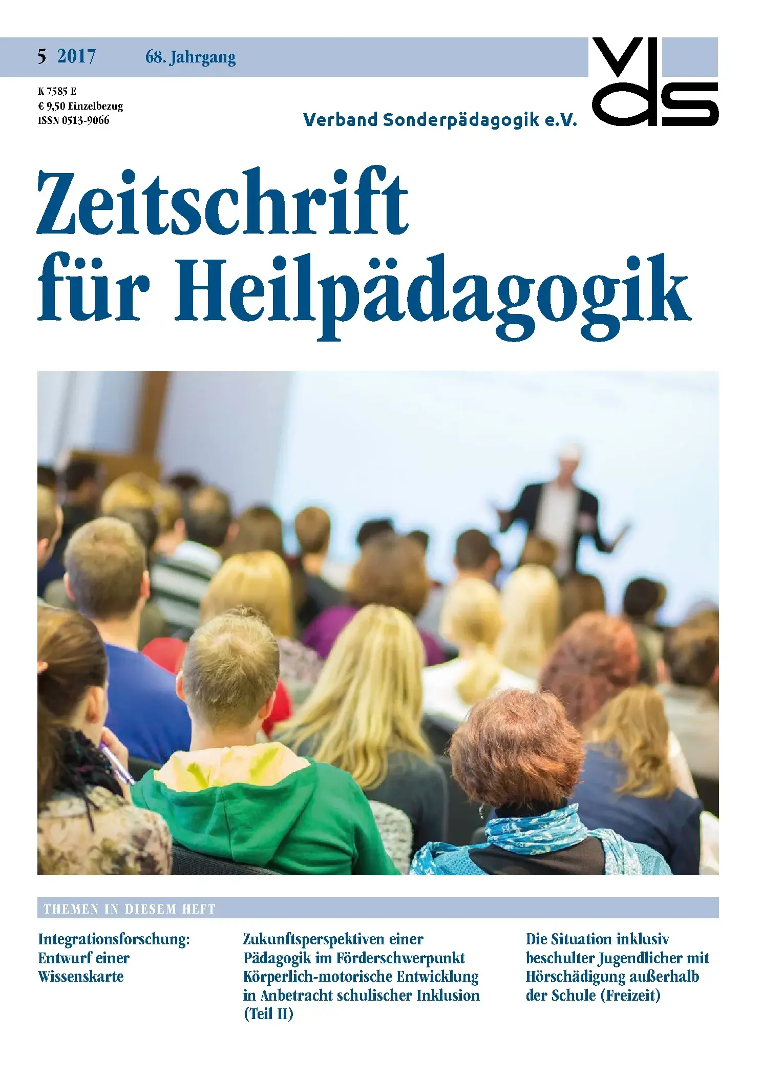 Zeitschrift für Heilpädagogik Cover 05.2017