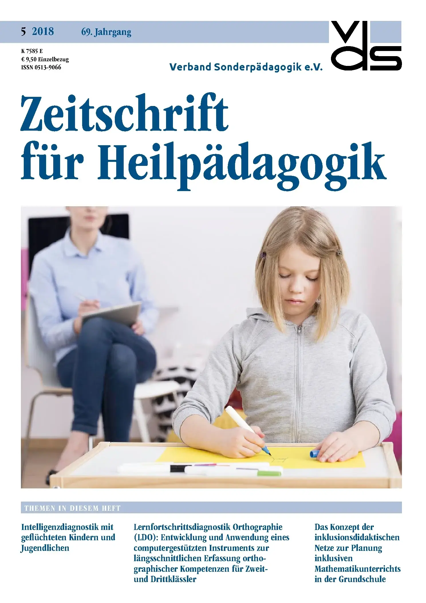 Zeitschrift für Heilpädagogik Cover 05.2018