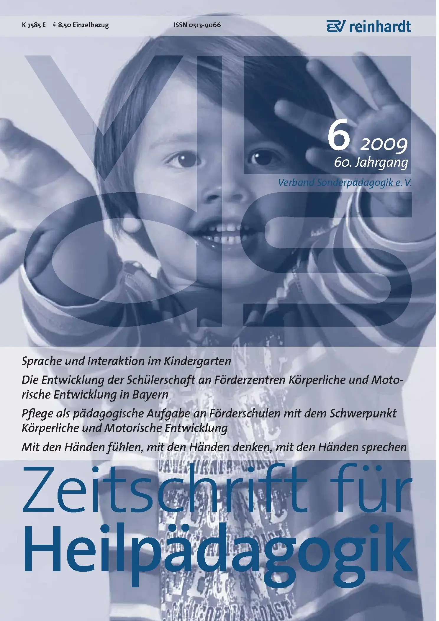 Zeitschrift für Heilpädagogik Cover 06.2009