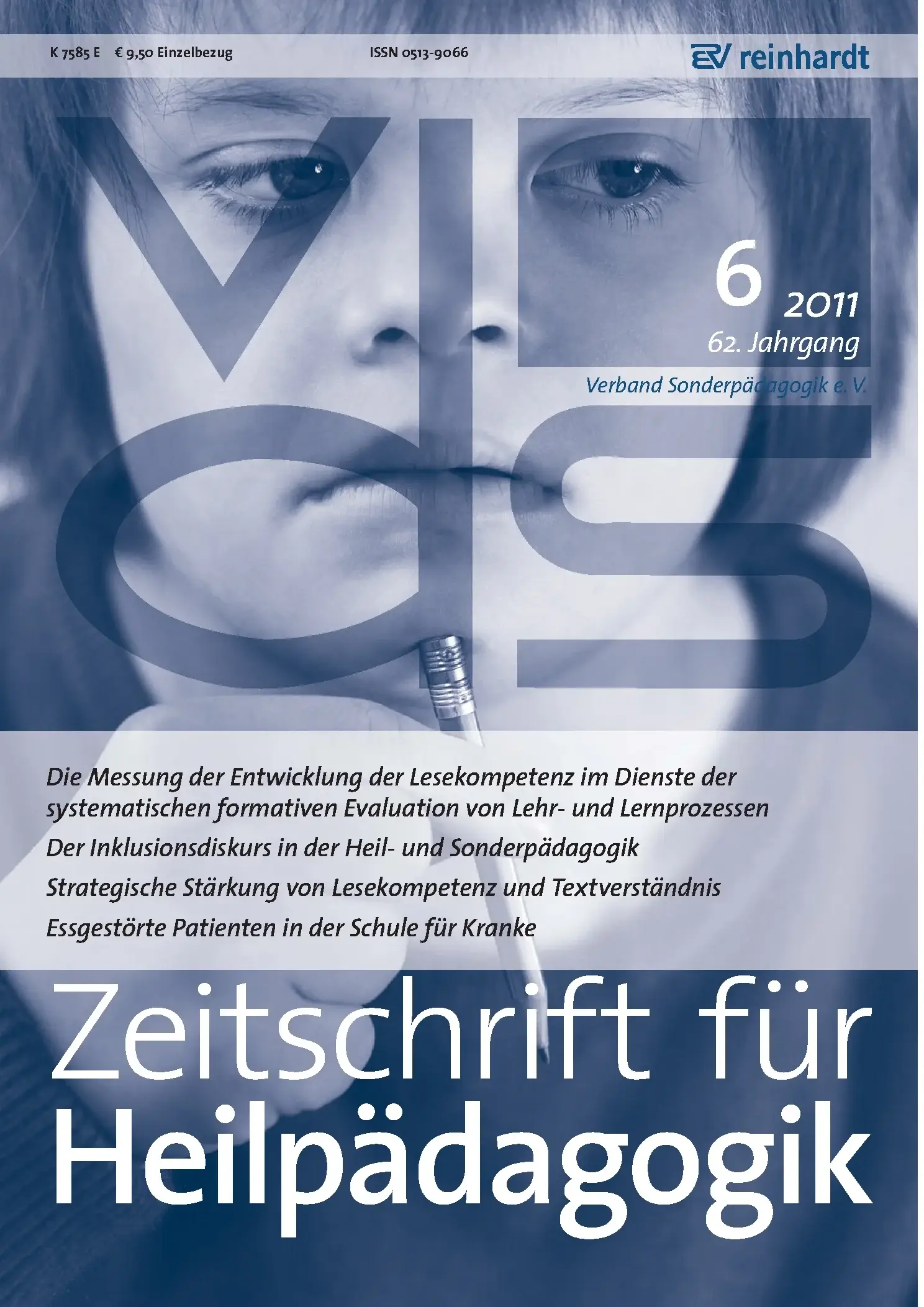 Zeitschrift für Heilpädagogik Cover 06.2011
