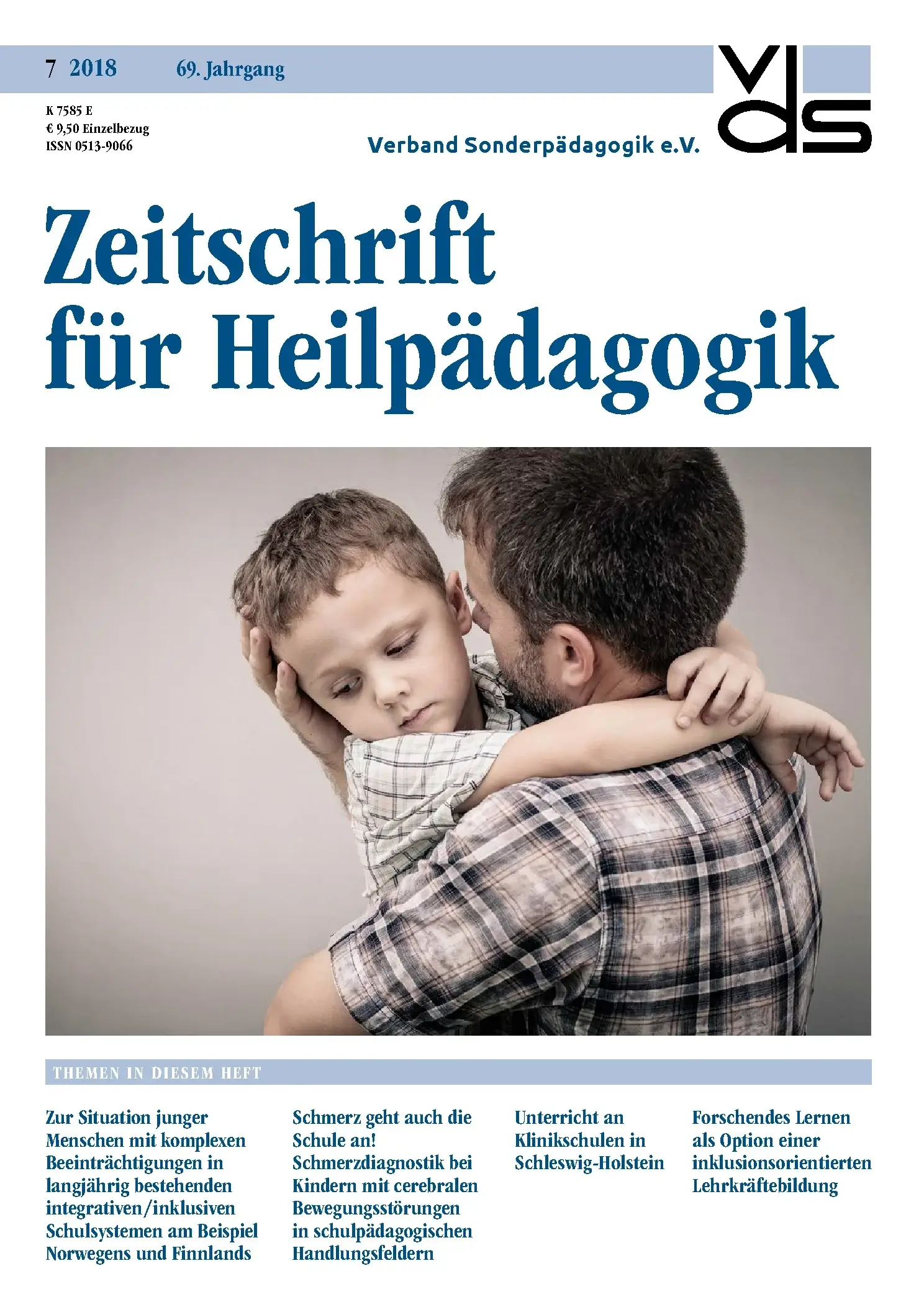 Zeitschrift für Heilpädagogik Cover 07.2018