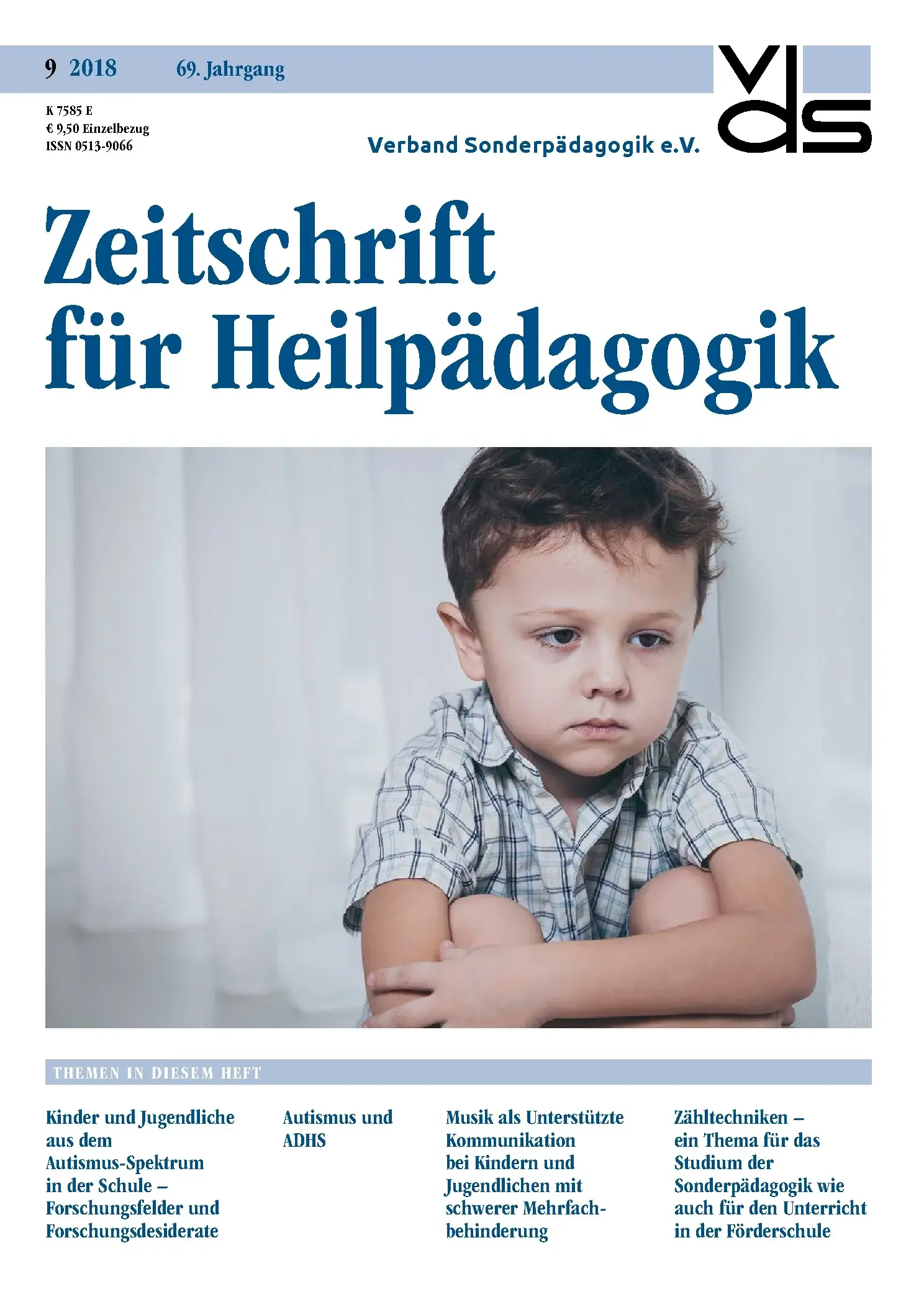 Zeitschrift für Heilpädagogik Cover 09.2018