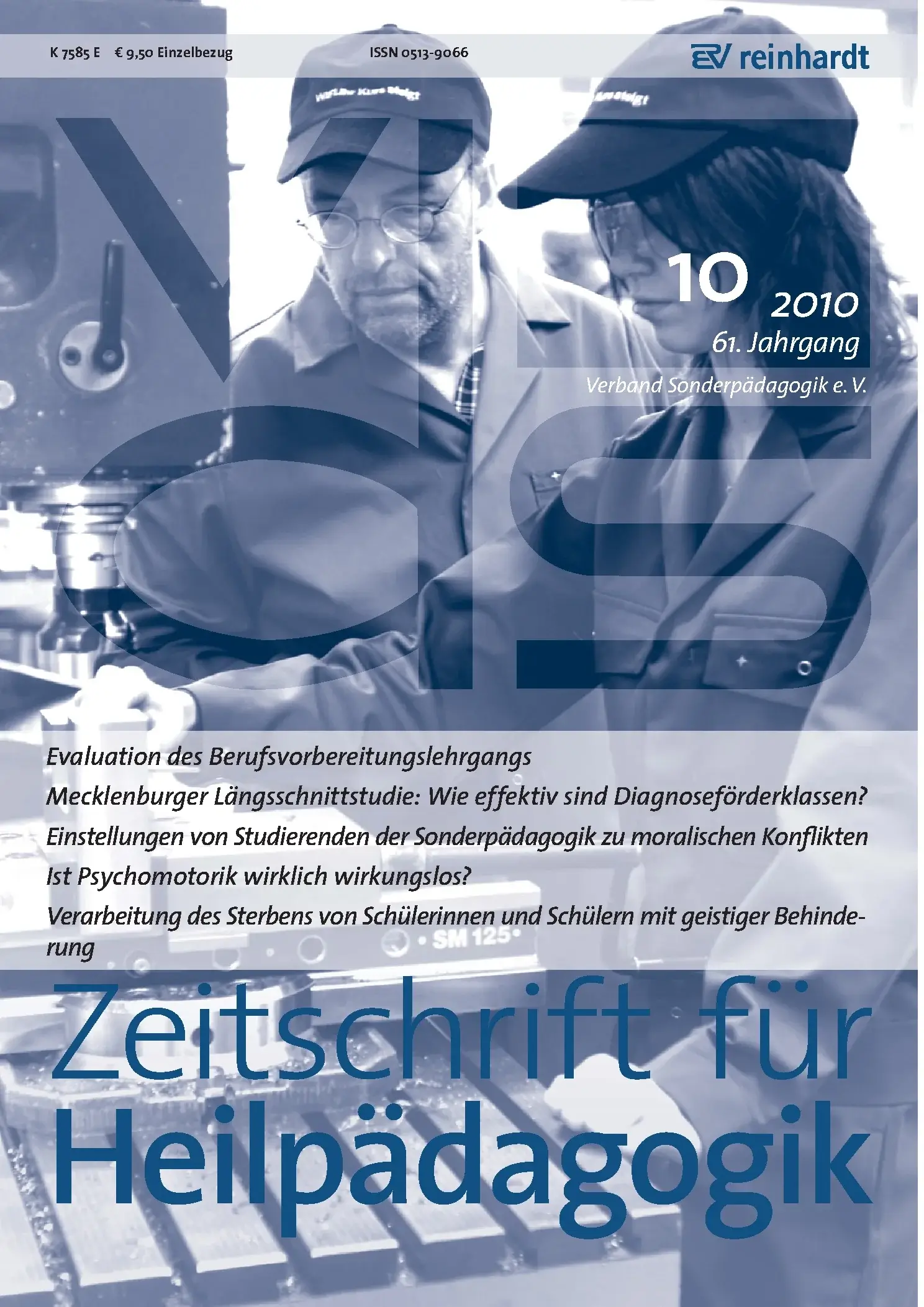 Zeitschrift für Heilpädagogik Cover 10.2010