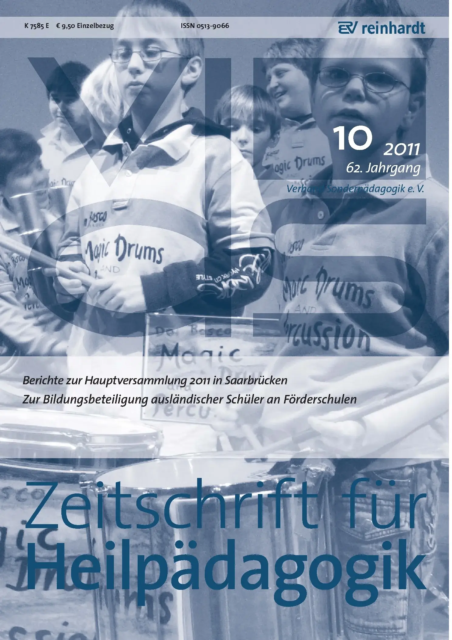 Zeitschrift für Heilpädagogik Cover 10.2011