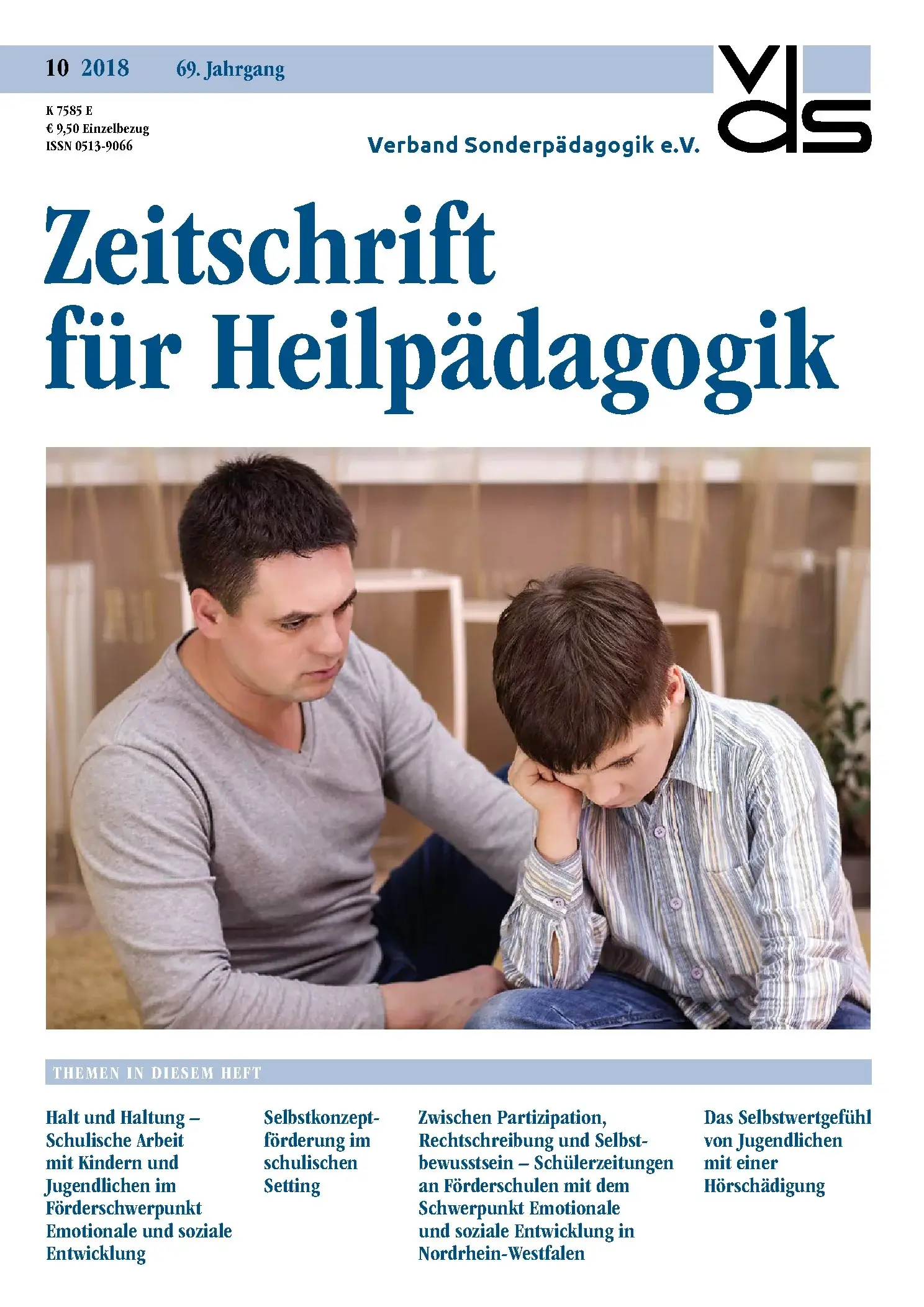 Zeitschrift für Heilpädagogik Cover 10.2018