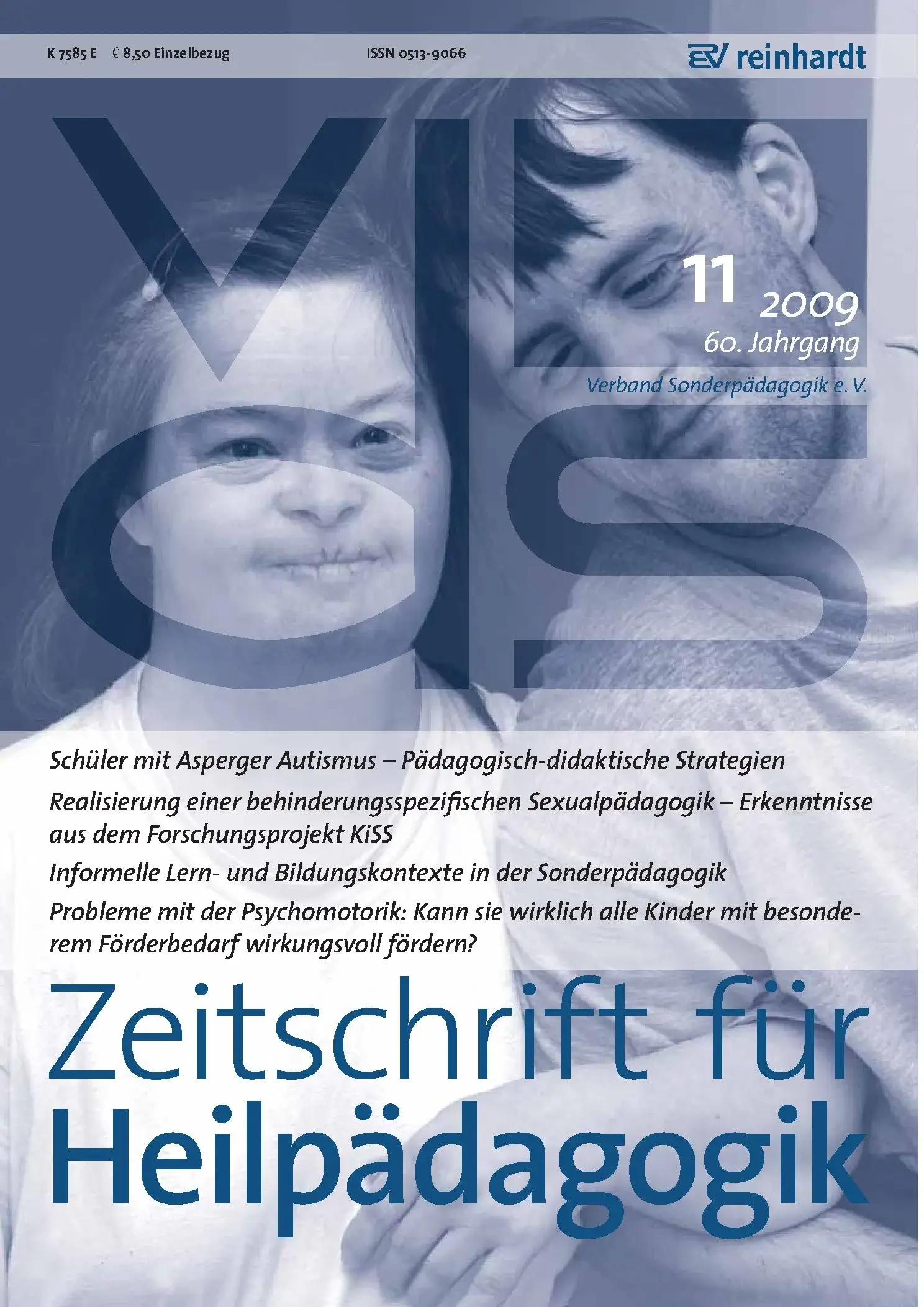 Zeitschrift für Heilpädagogik Cover 11.2009