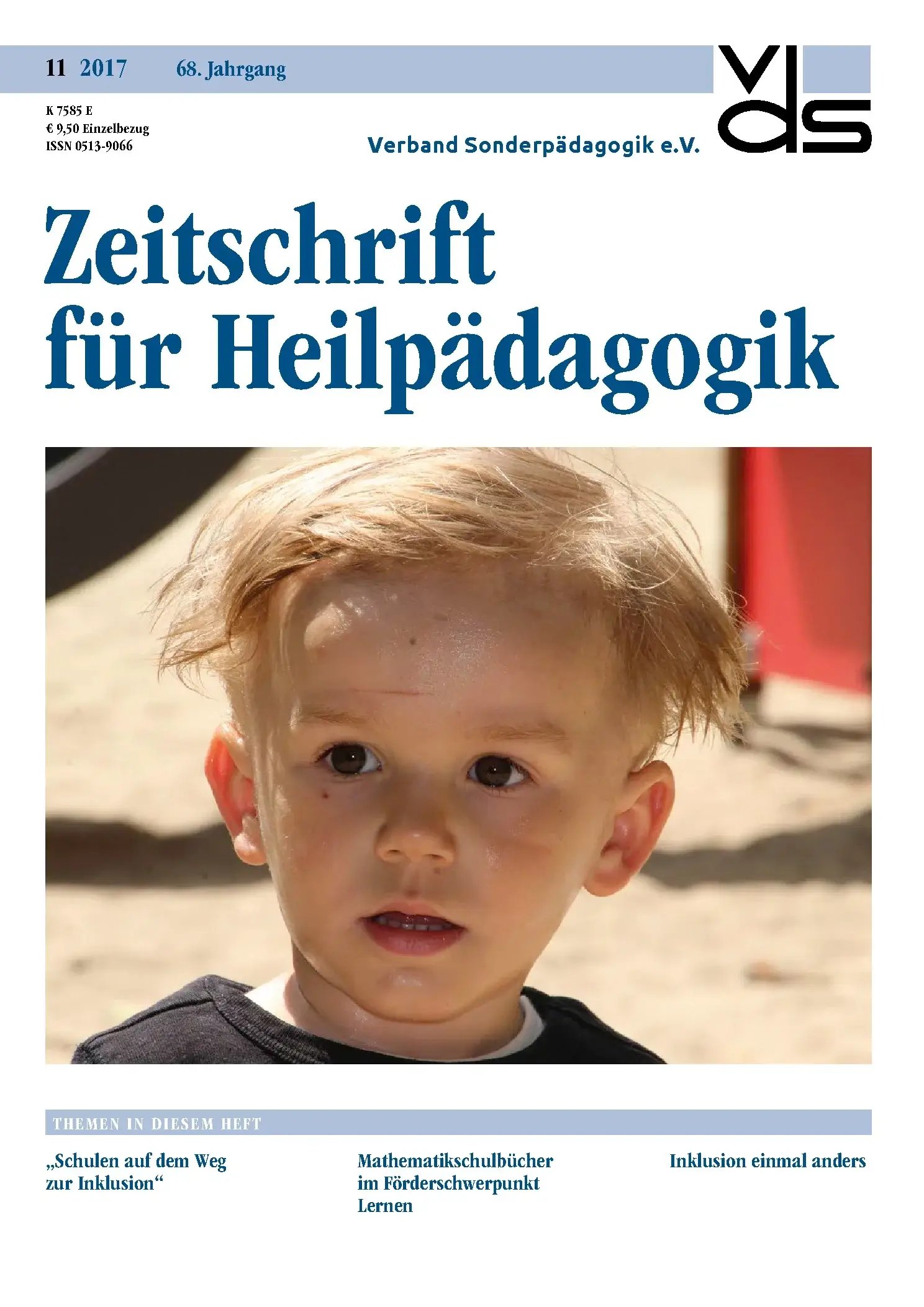 Zeitschrift für Heilpädagogik Cover 11.2017