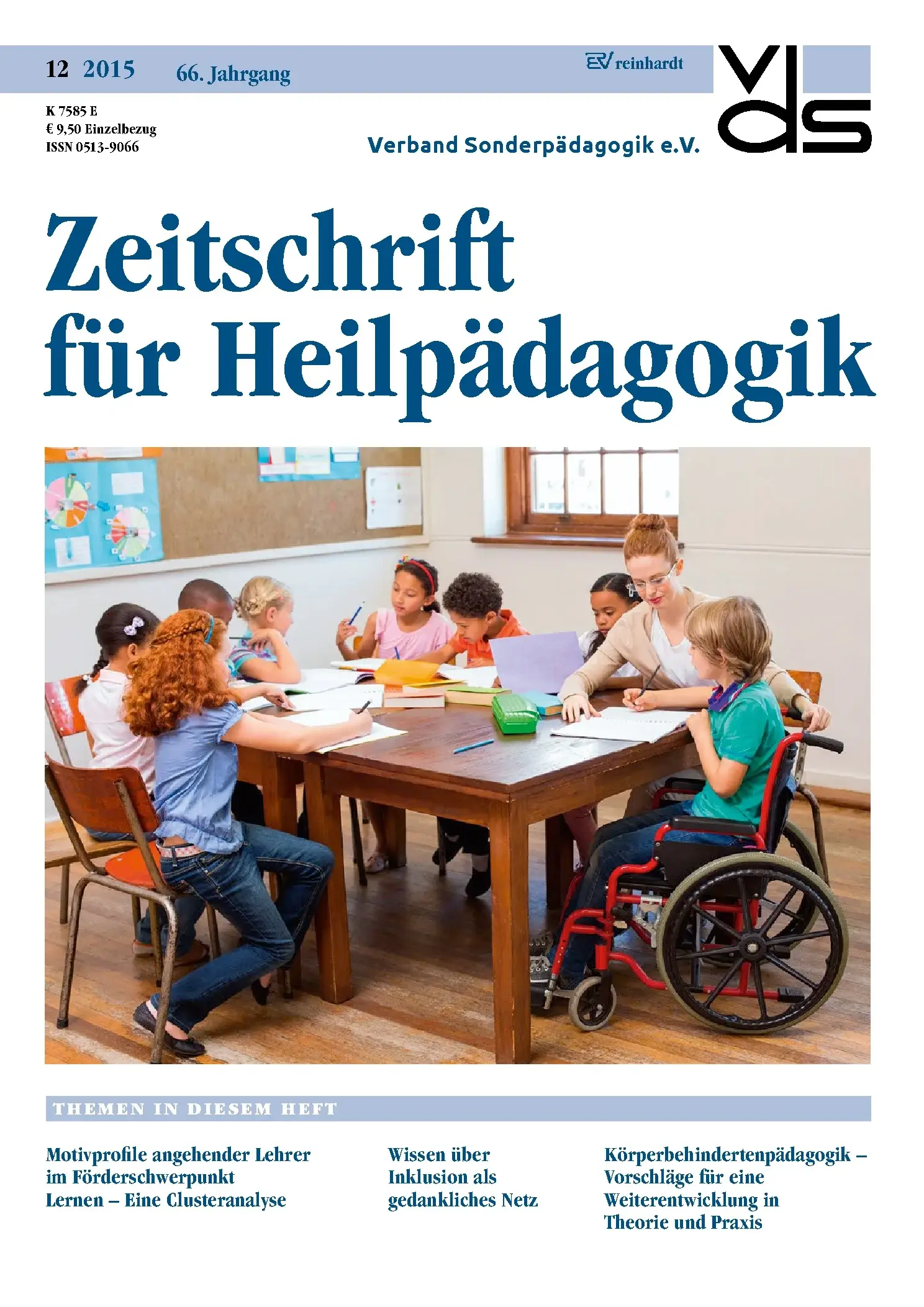 Zeitschrift für Heilpädagogik Cover 12.2015