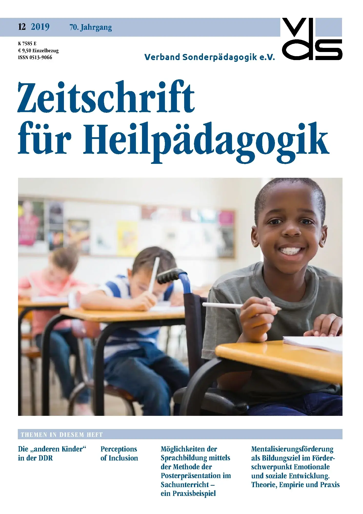 Zeitschrift für Heilpädagogik Cover 12.2019