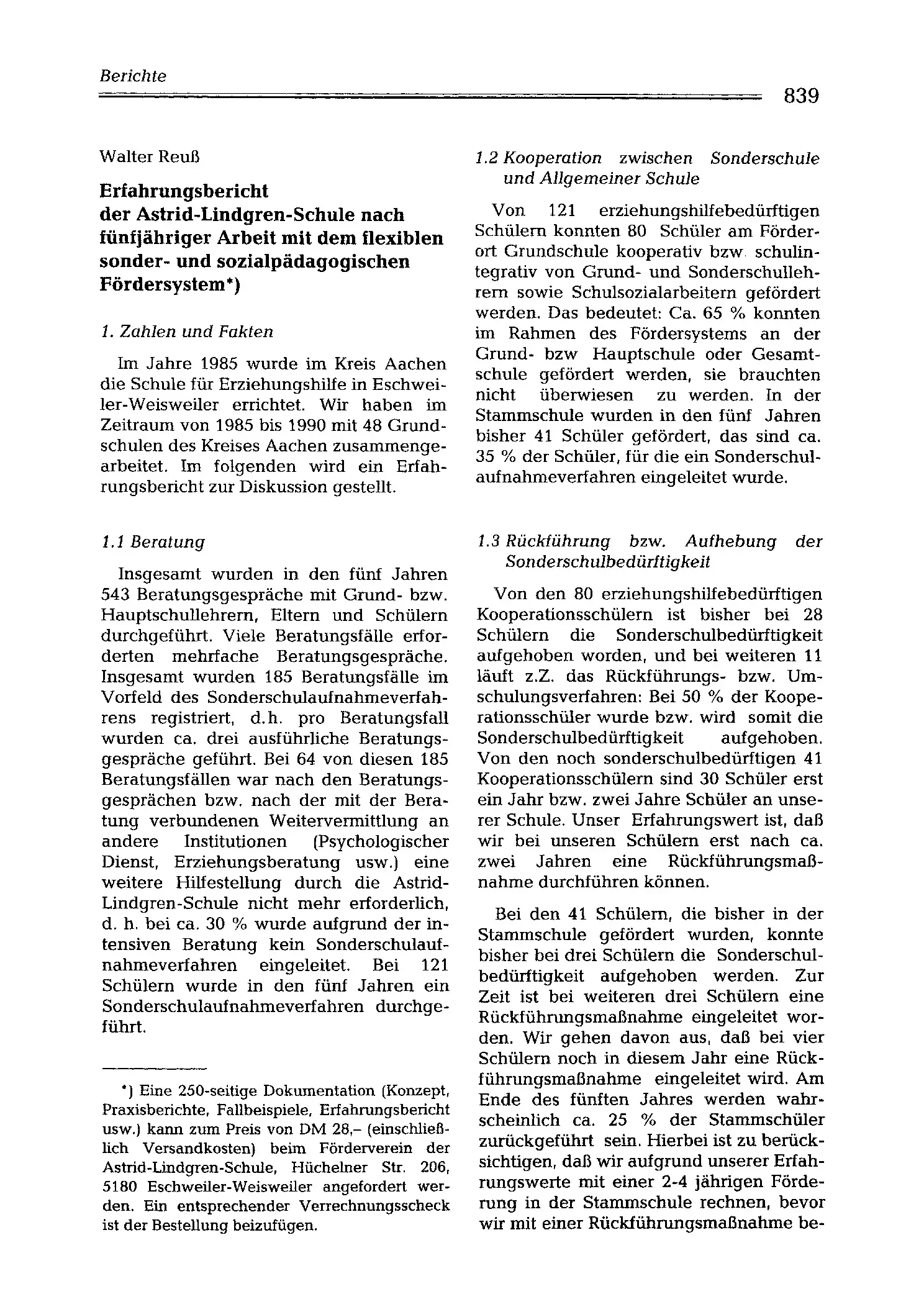 Zeitschrift für Heilpädagogik Artikel