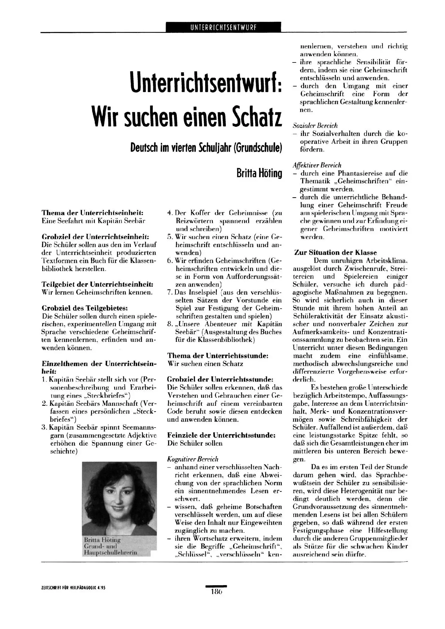 Zeitschrift für Heilpädagogik Artikel