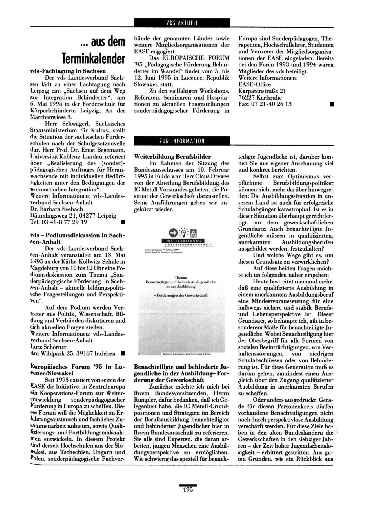 Zeitschrift für Heilpädagogik Artikel