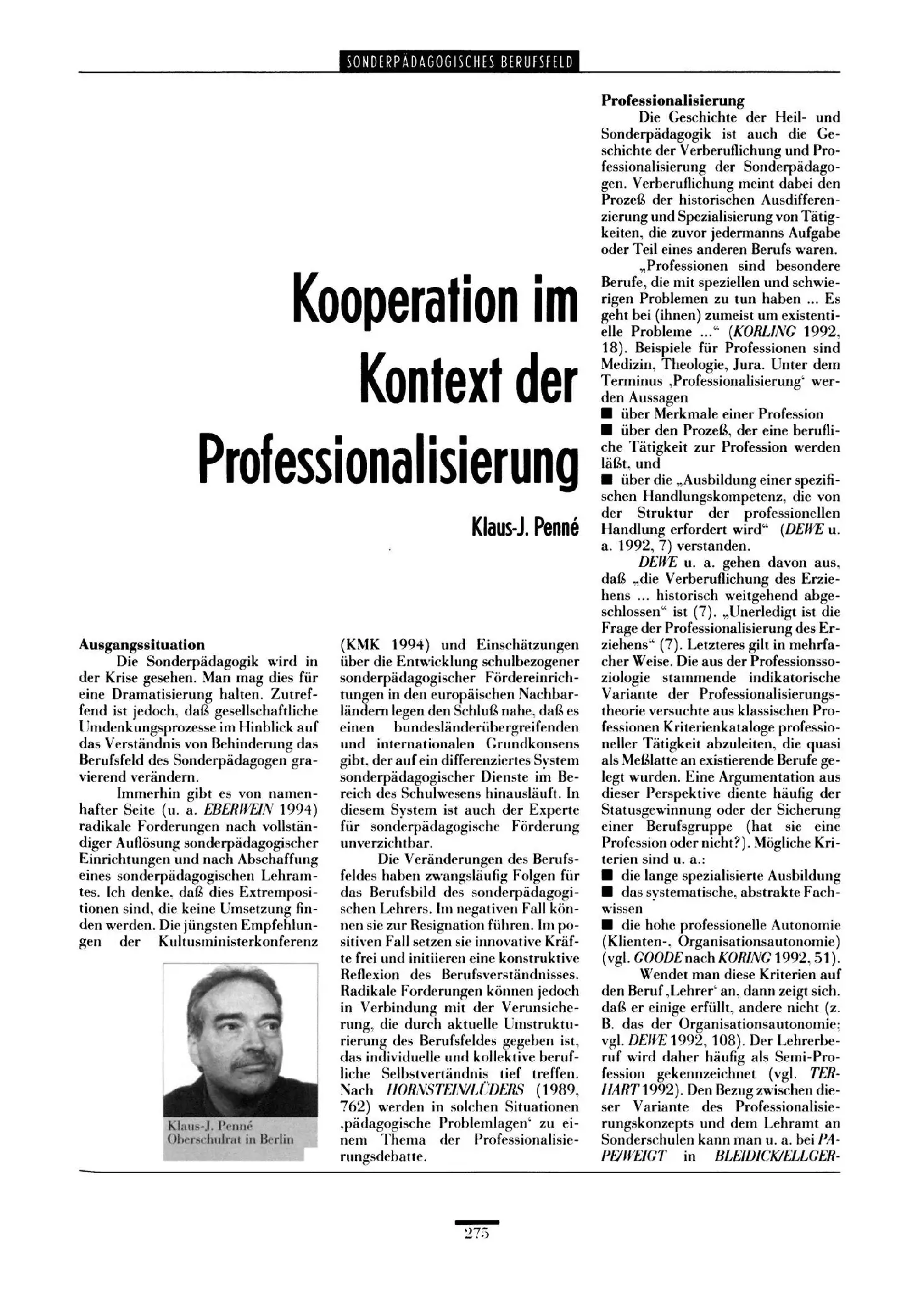 Zeitschrift für Heilpädagogik Artikel