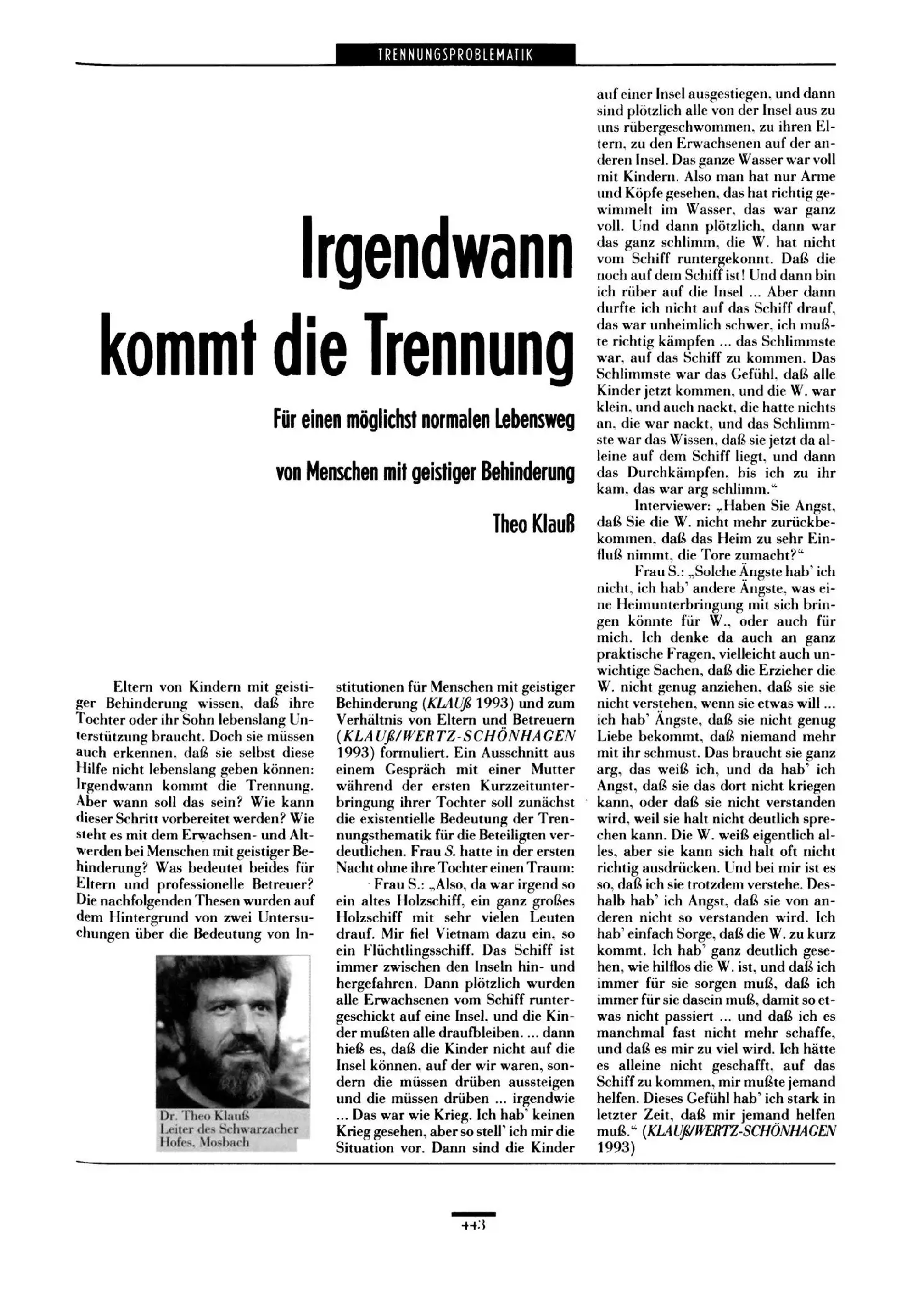 Zeitschrift für Heilpädagogik Artikel