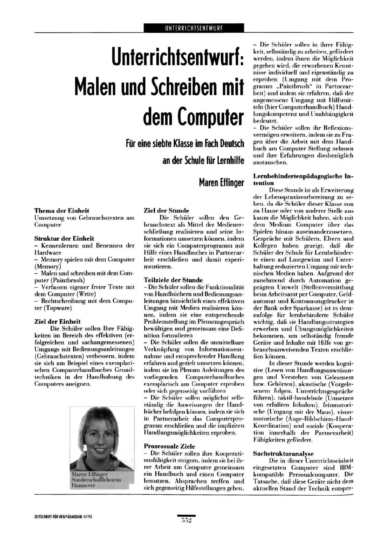 Zeitschrift für Heilpädagogik Artikel