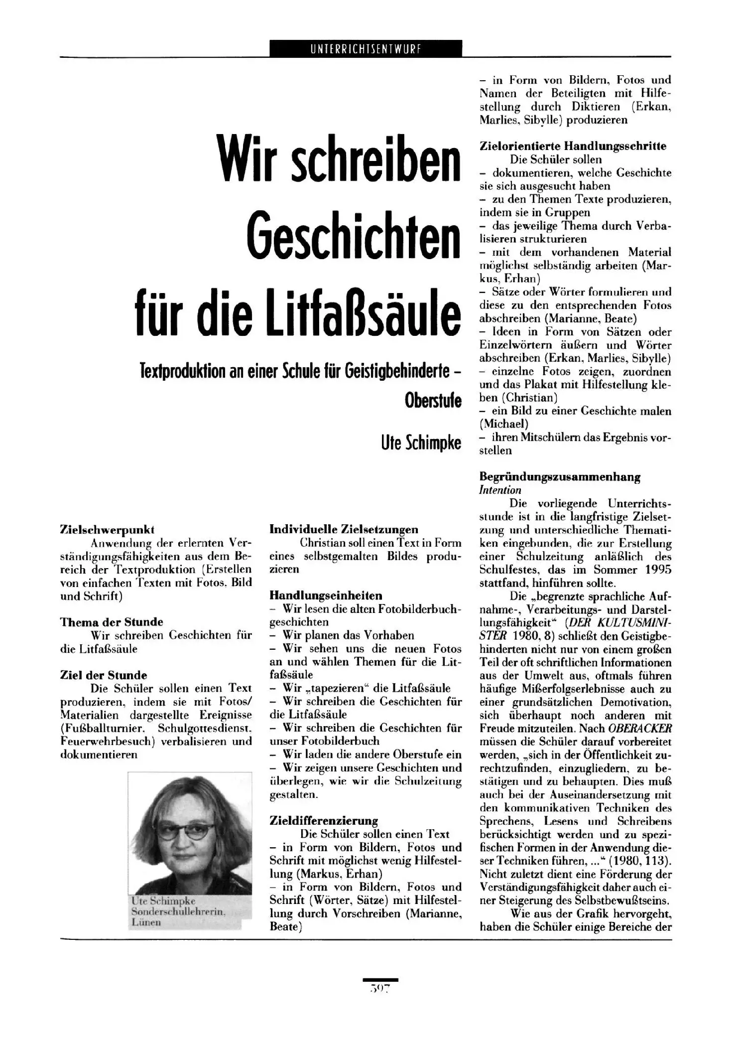 Zeitschrift für Heilpädagogik Artikel