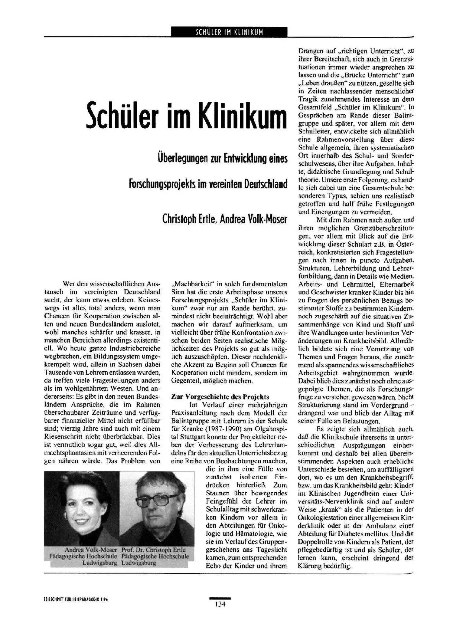 Zeitschrift für Heilpädagogik Artikel