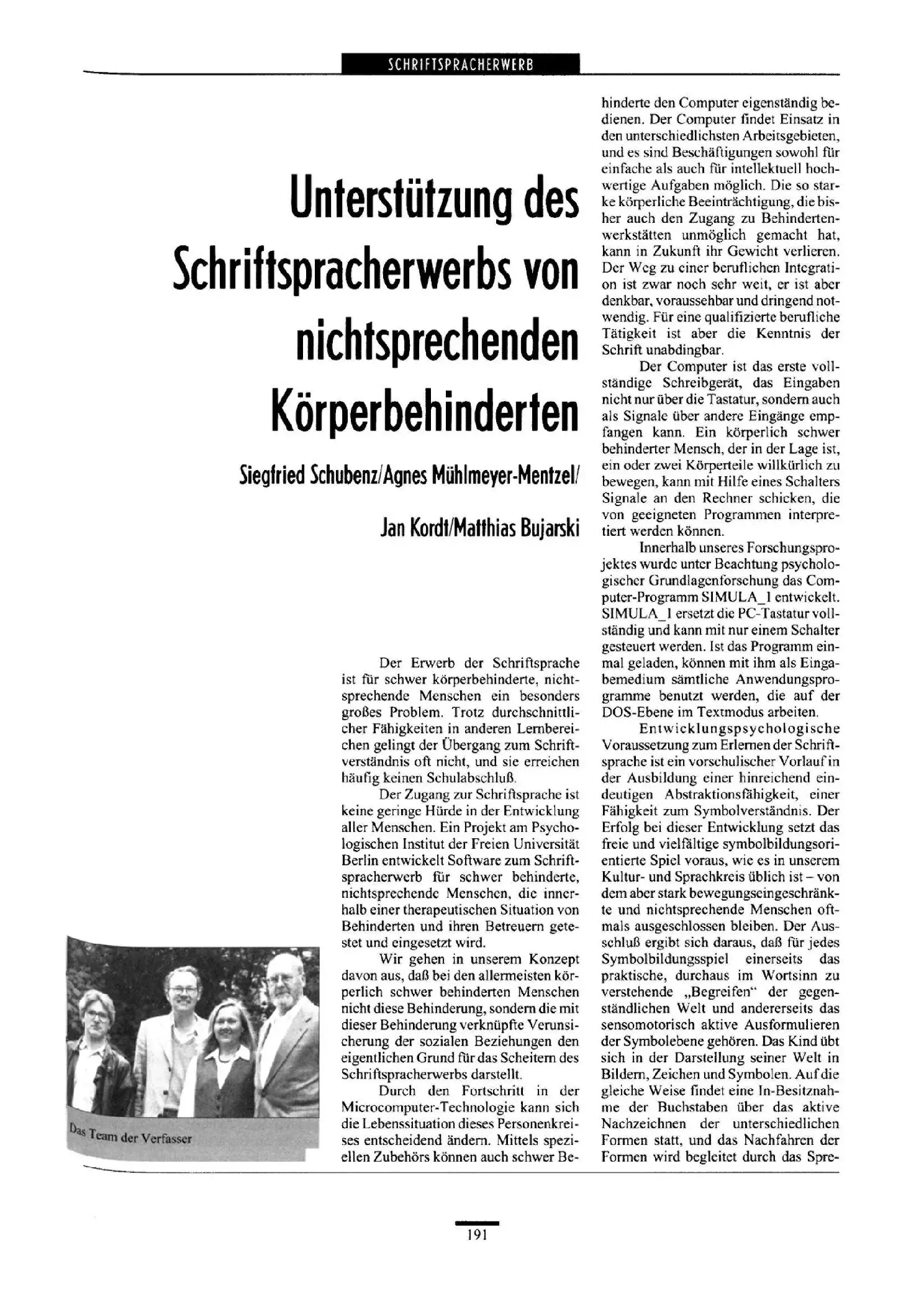 Zeitschrift für Heilpädagogik Artikel