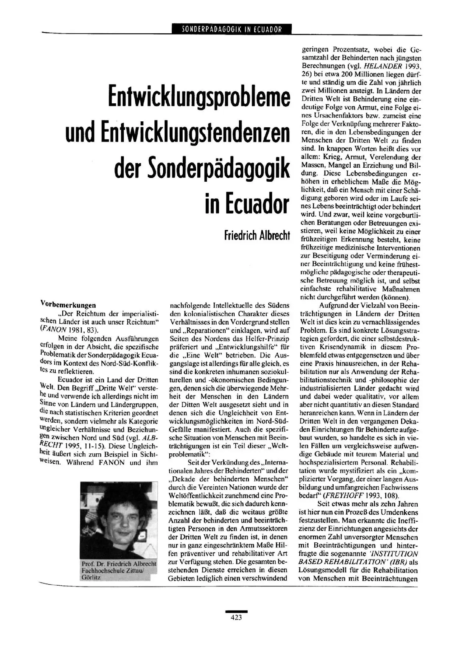 Zeitschrift für Heilpädagogik Artikel