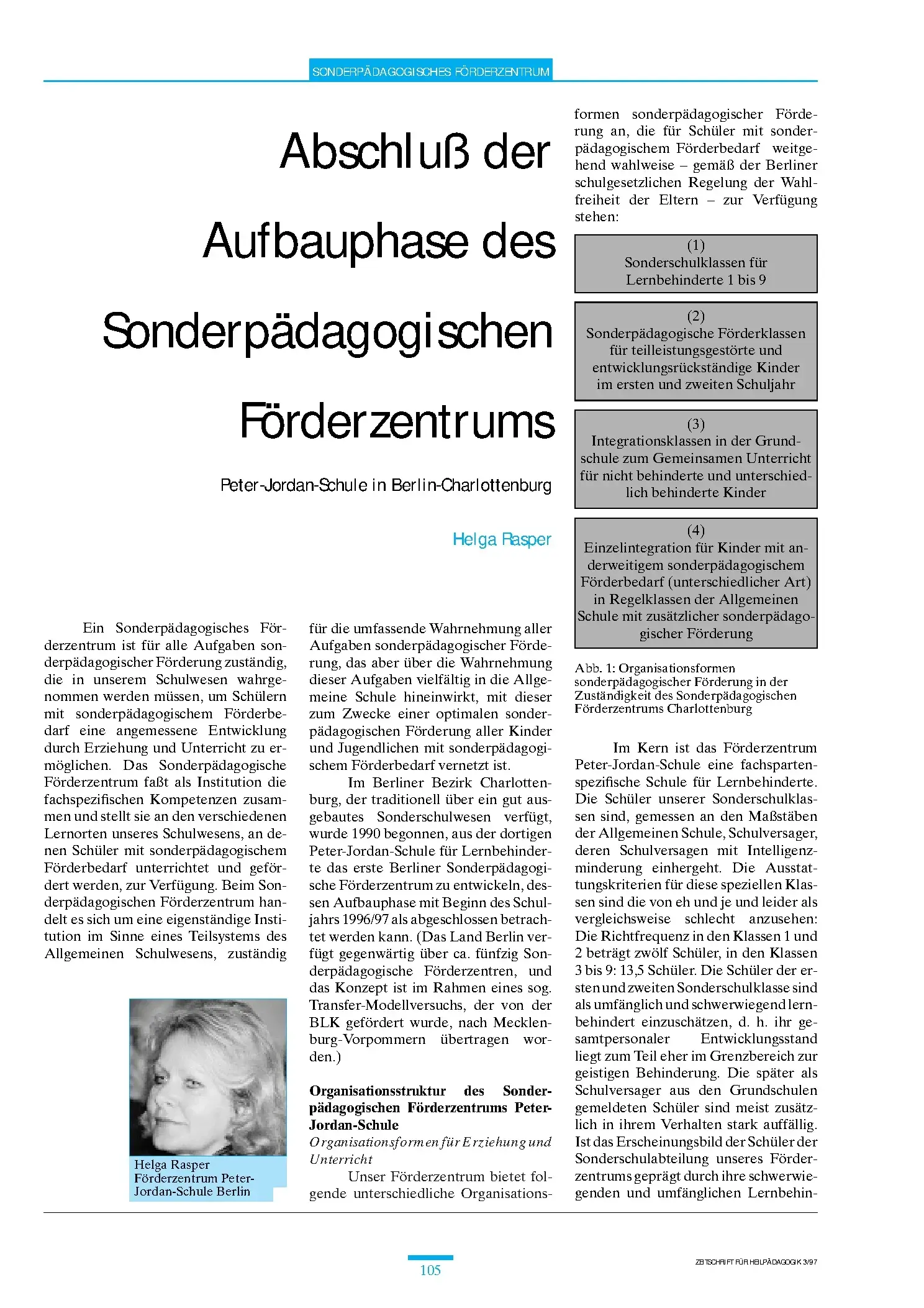Zeitschrift für Heilpädagogik Artikel