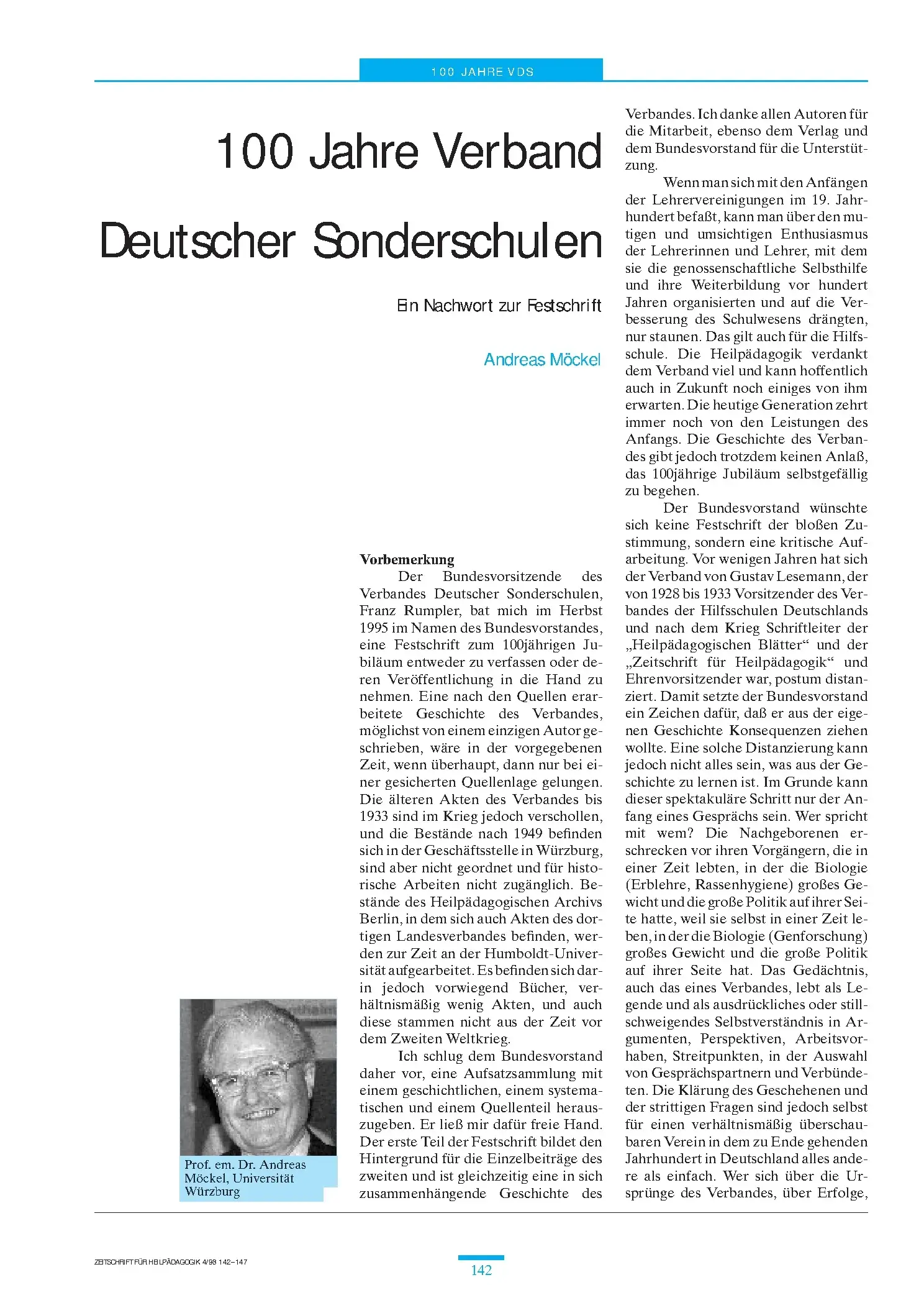 Zeitschrift für Heilpädagogik Artikel