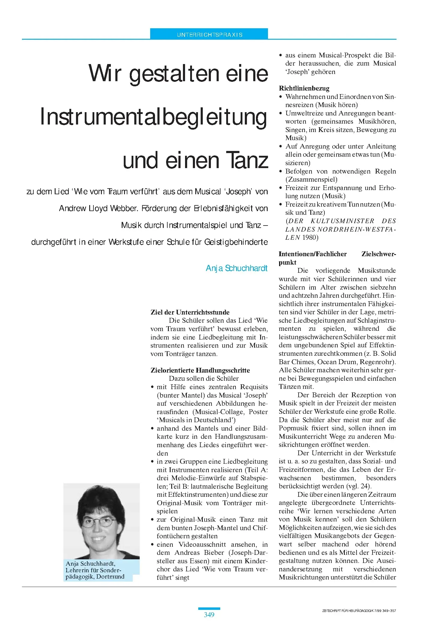 Zeitschrift für Heilpädagogik Artikel