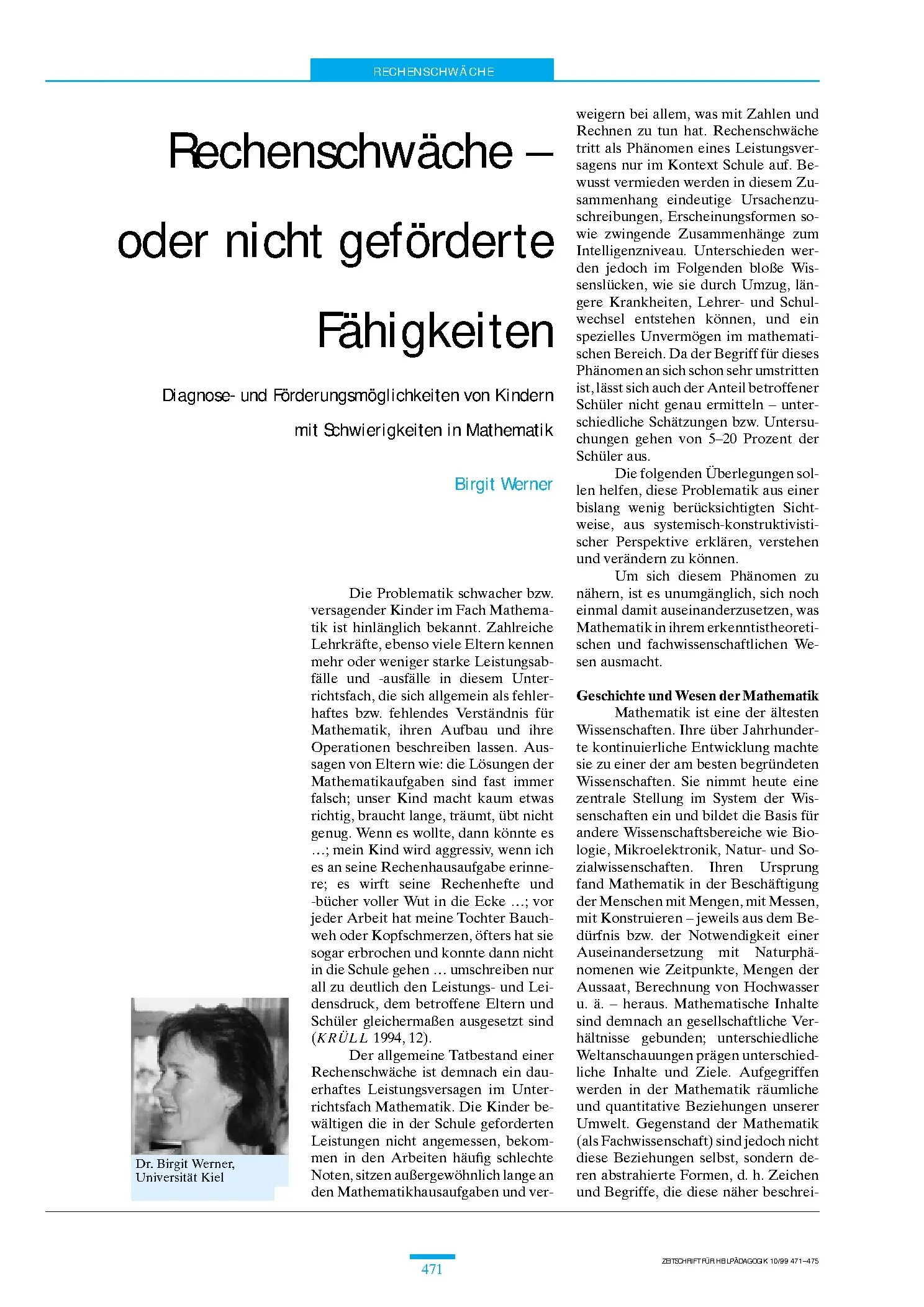 Zeitschrift für Heilpädagogik Artikel