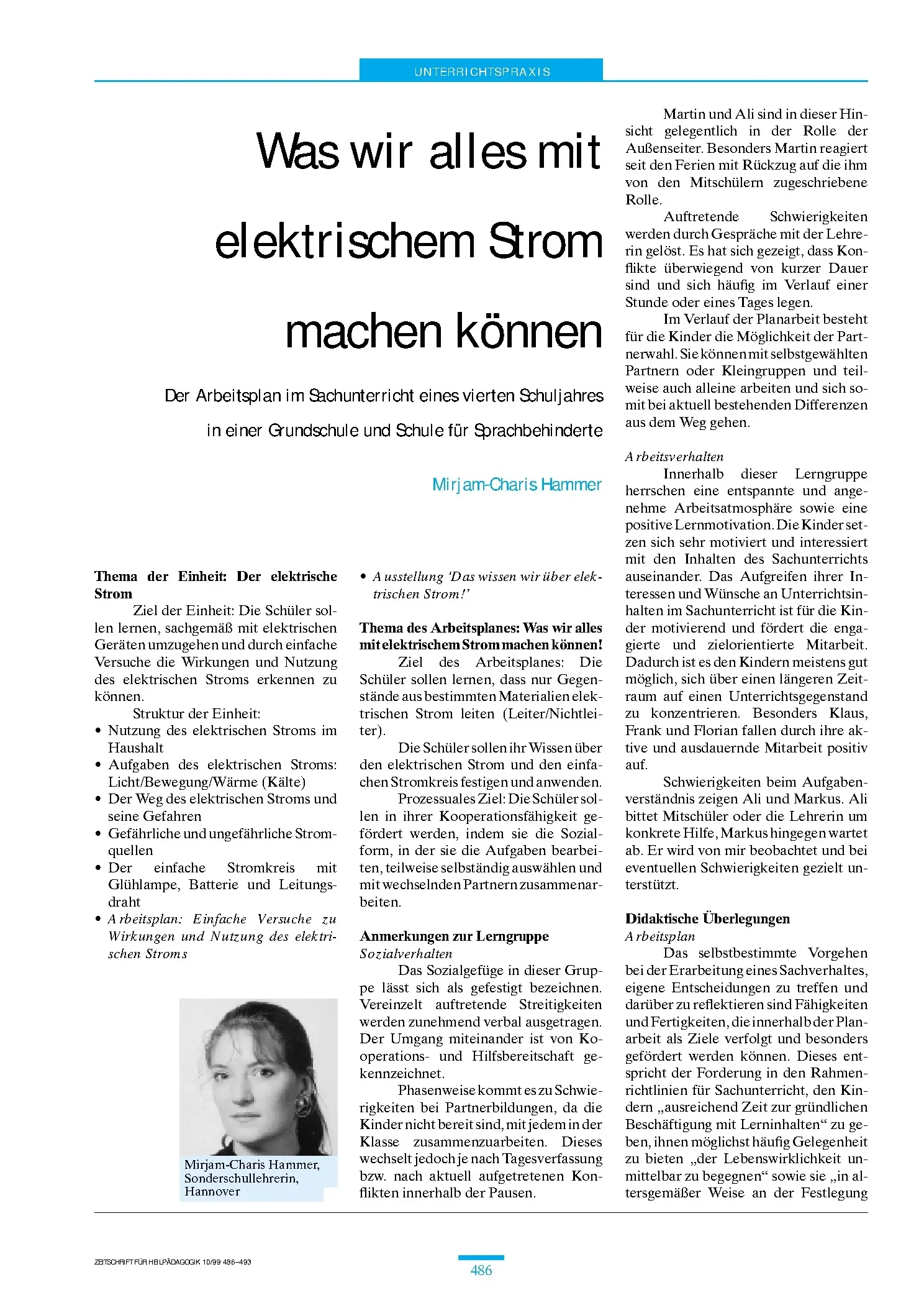 Zeitschrift für Heilpädagogik Artikel