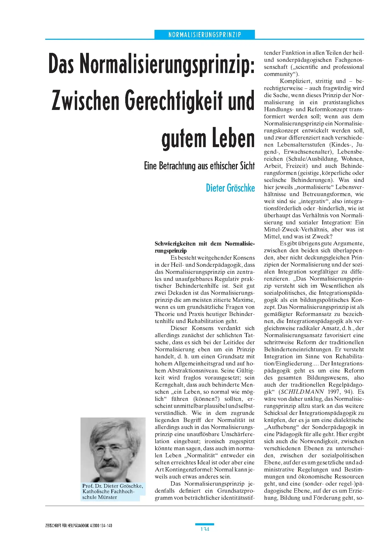 Zeitschrift für Heilpädagogik Artikel