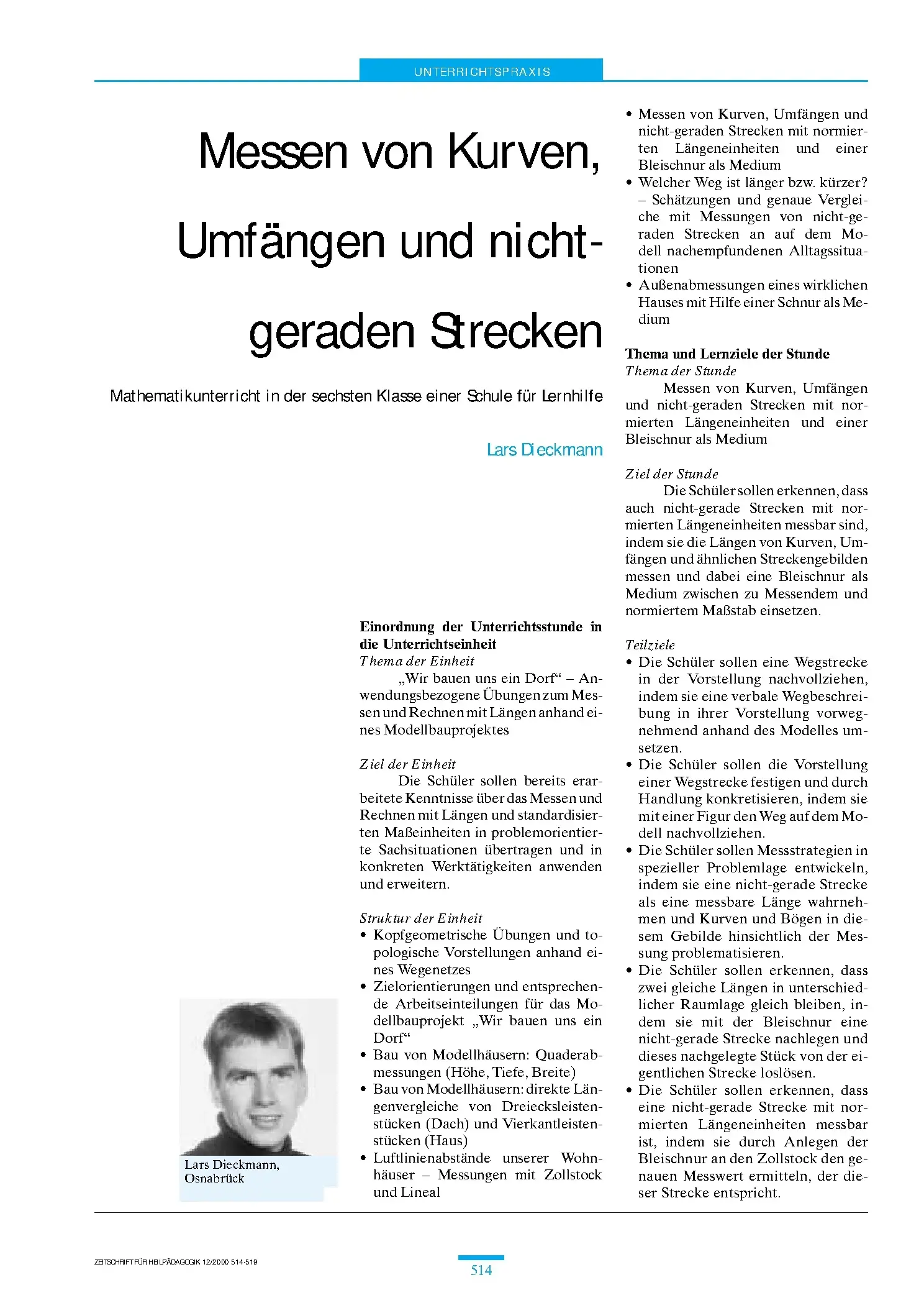 Zeitschrift für Heilpädagogik Artikel