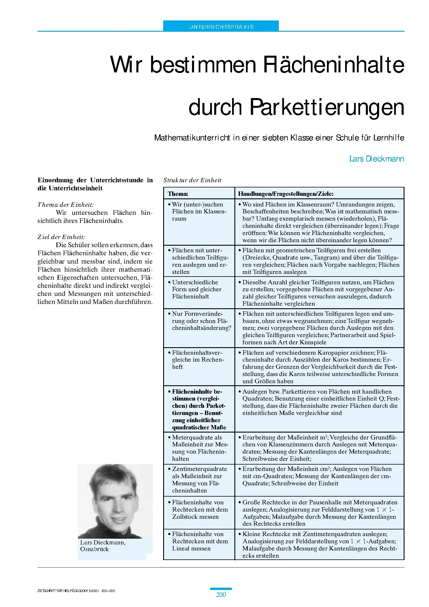 Zeitschrift für Heilpädagogik Artikel