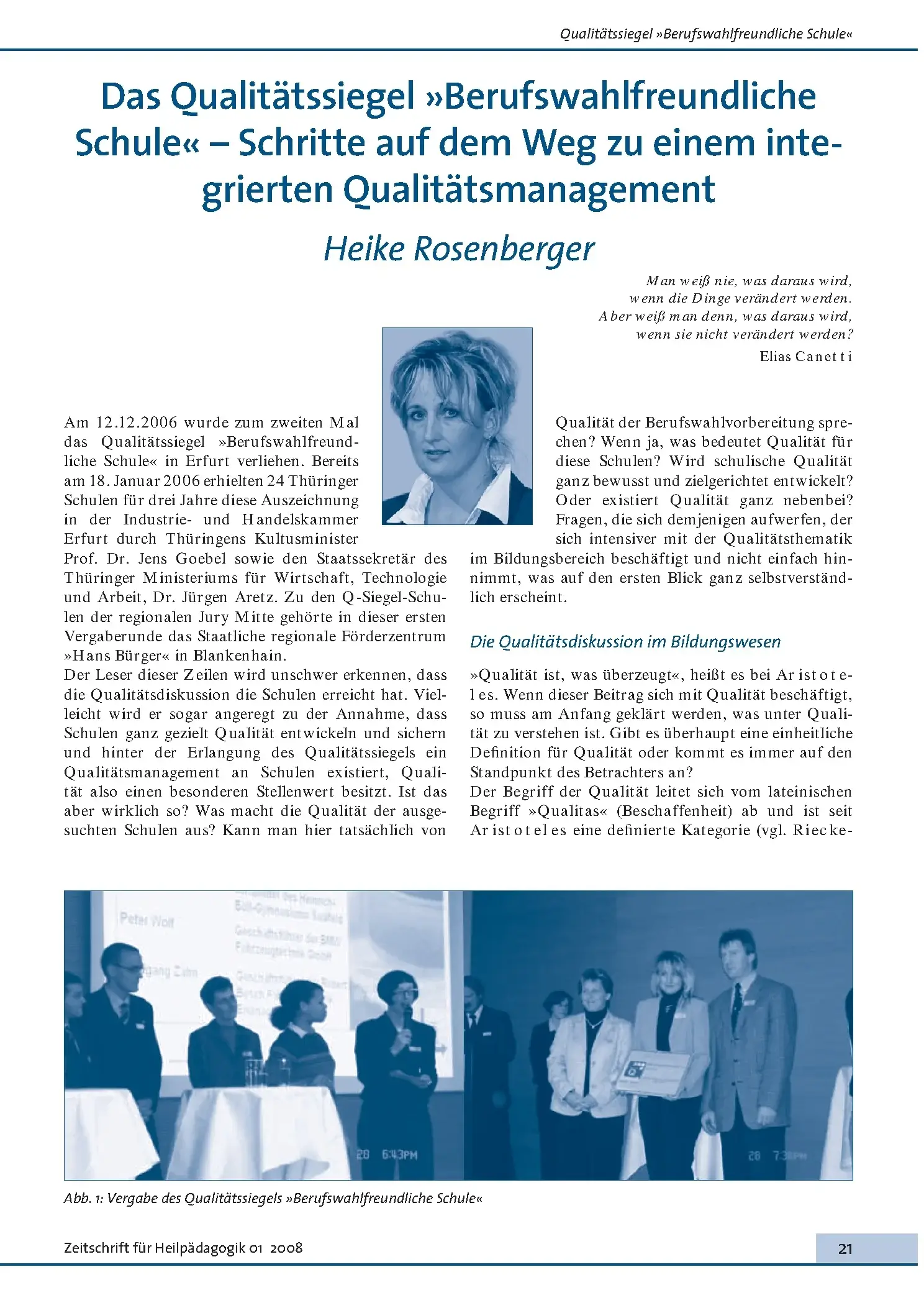 Zeitschrift für Heilpädagogik Artikel