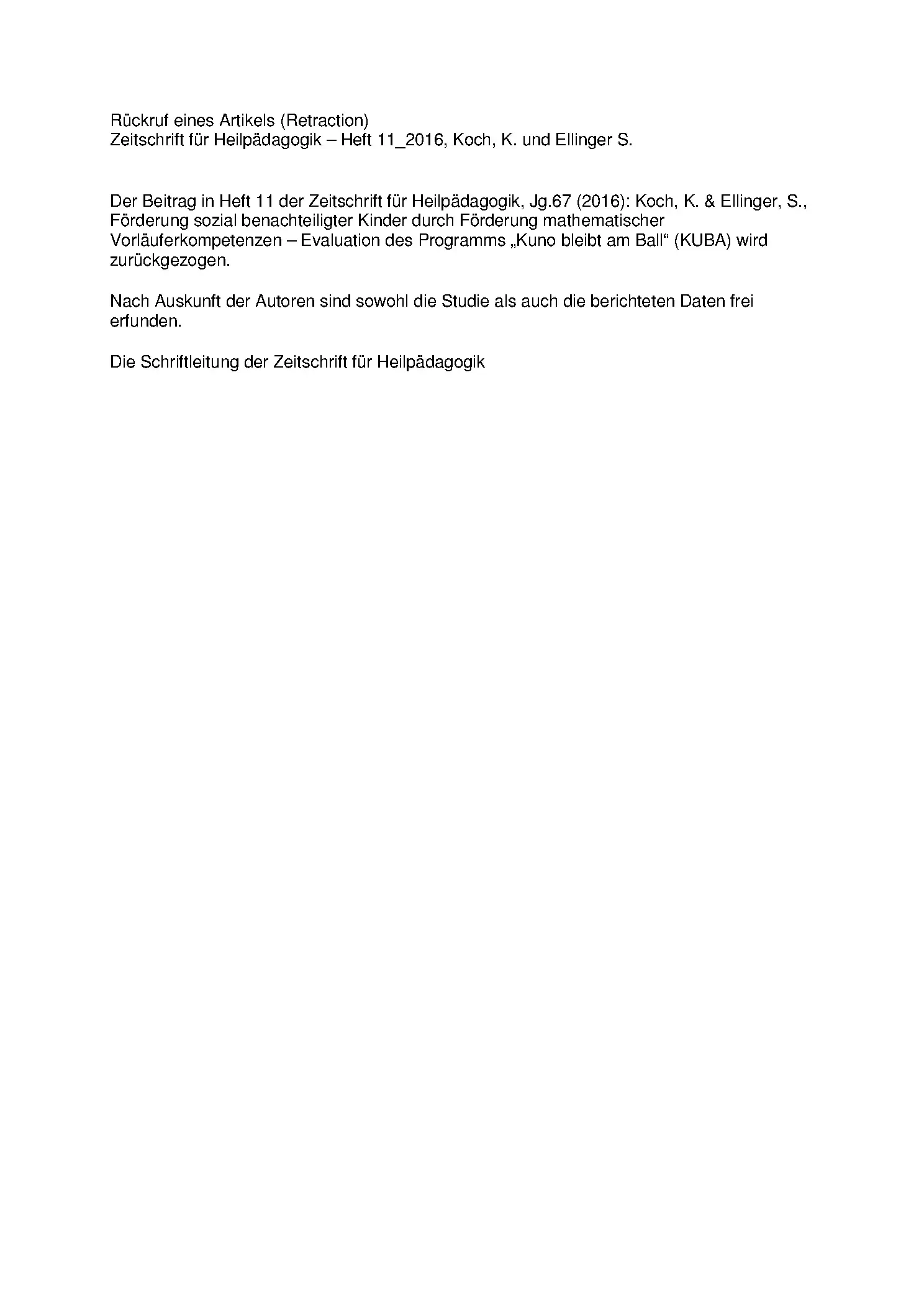 Zeitschrift für Heilpädagogik Artikel