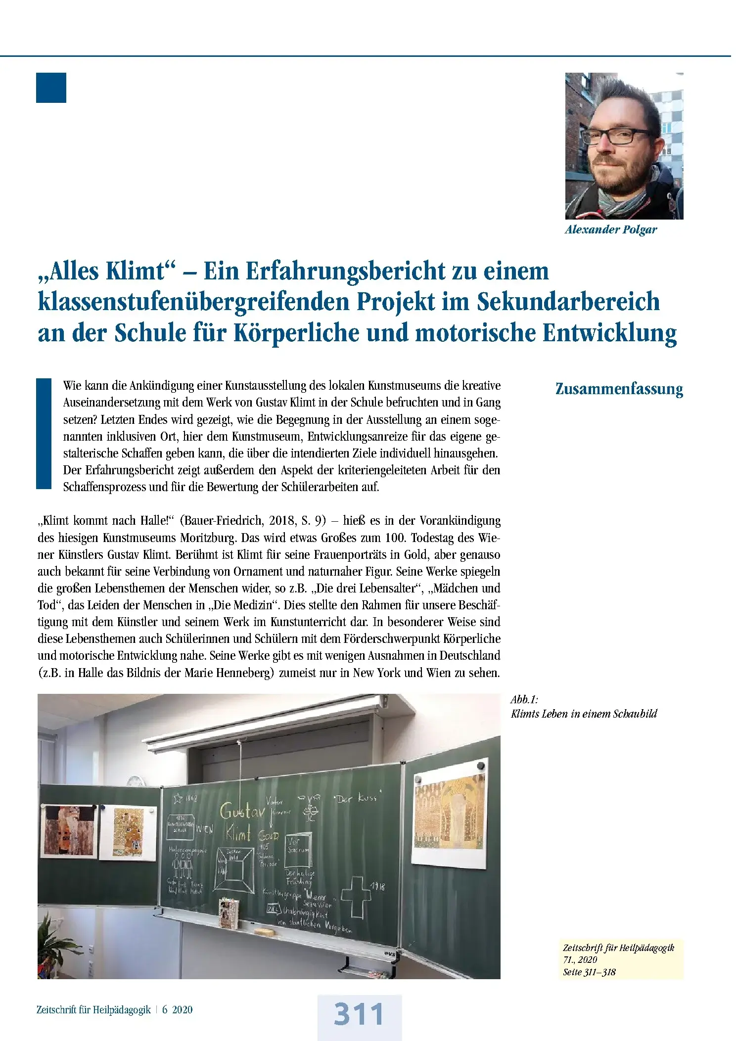 Zeitschrift für Heilpädagogik Artikel